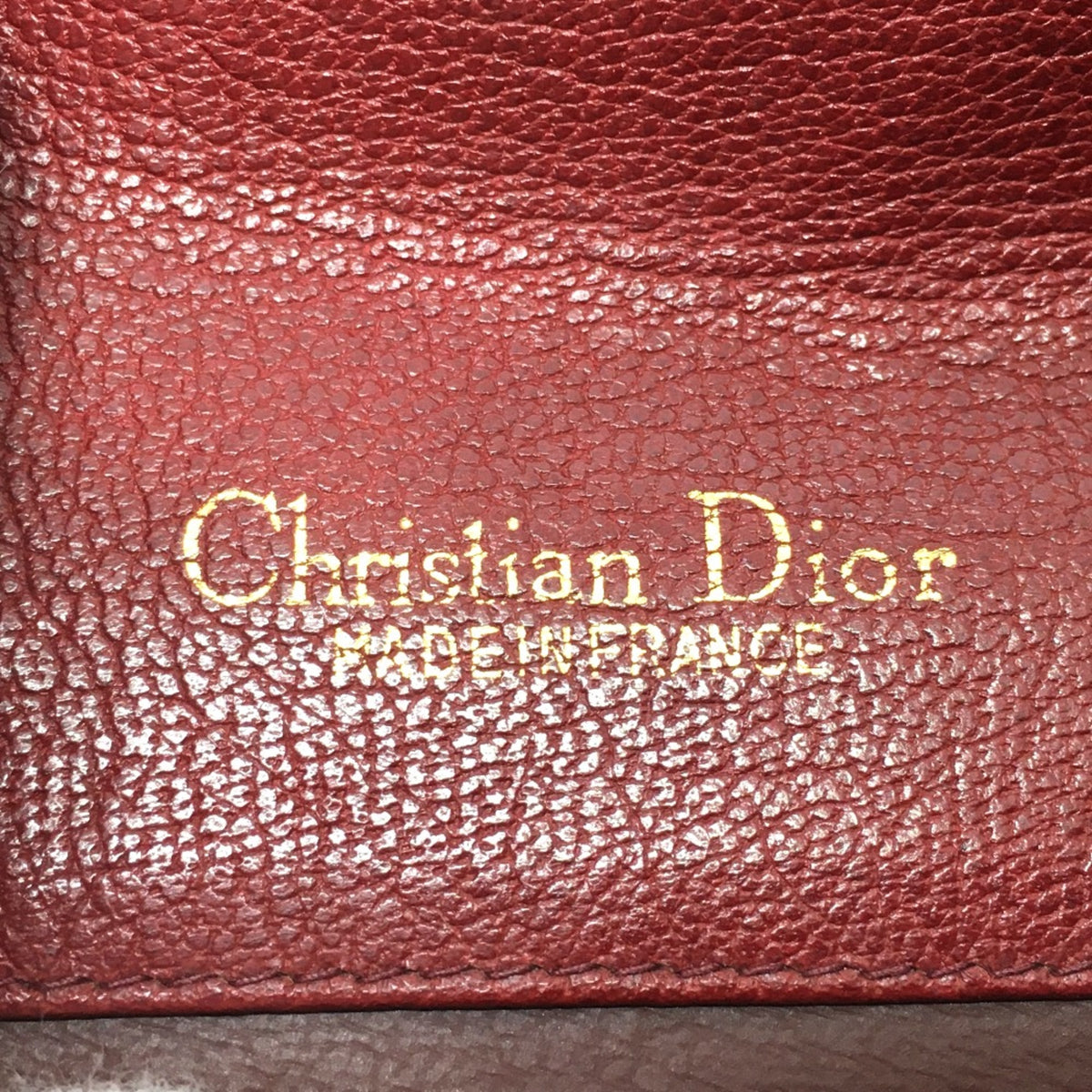 Christian Dior Red Leather Shoulder Bag (Pre-Owned)