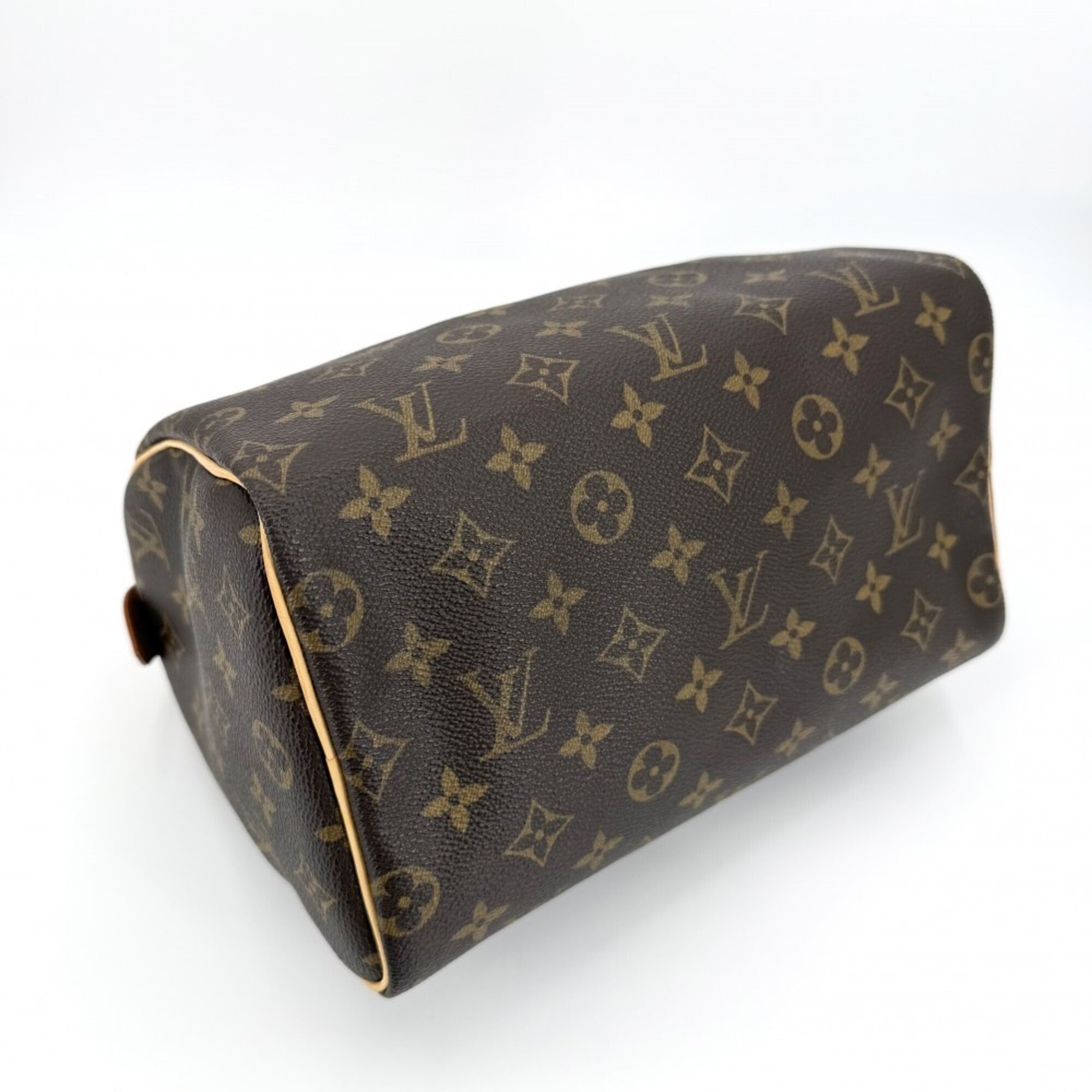 Louis Vuitton Brown Monogram Boston Bag Handbag (Pre-Owned)