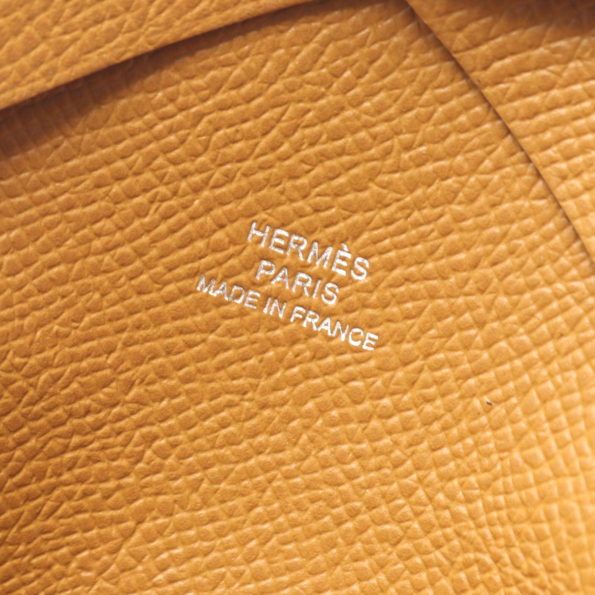 Hermes Brown Epsom Leather Coin Purse/Coin Case (Pre-Owned)