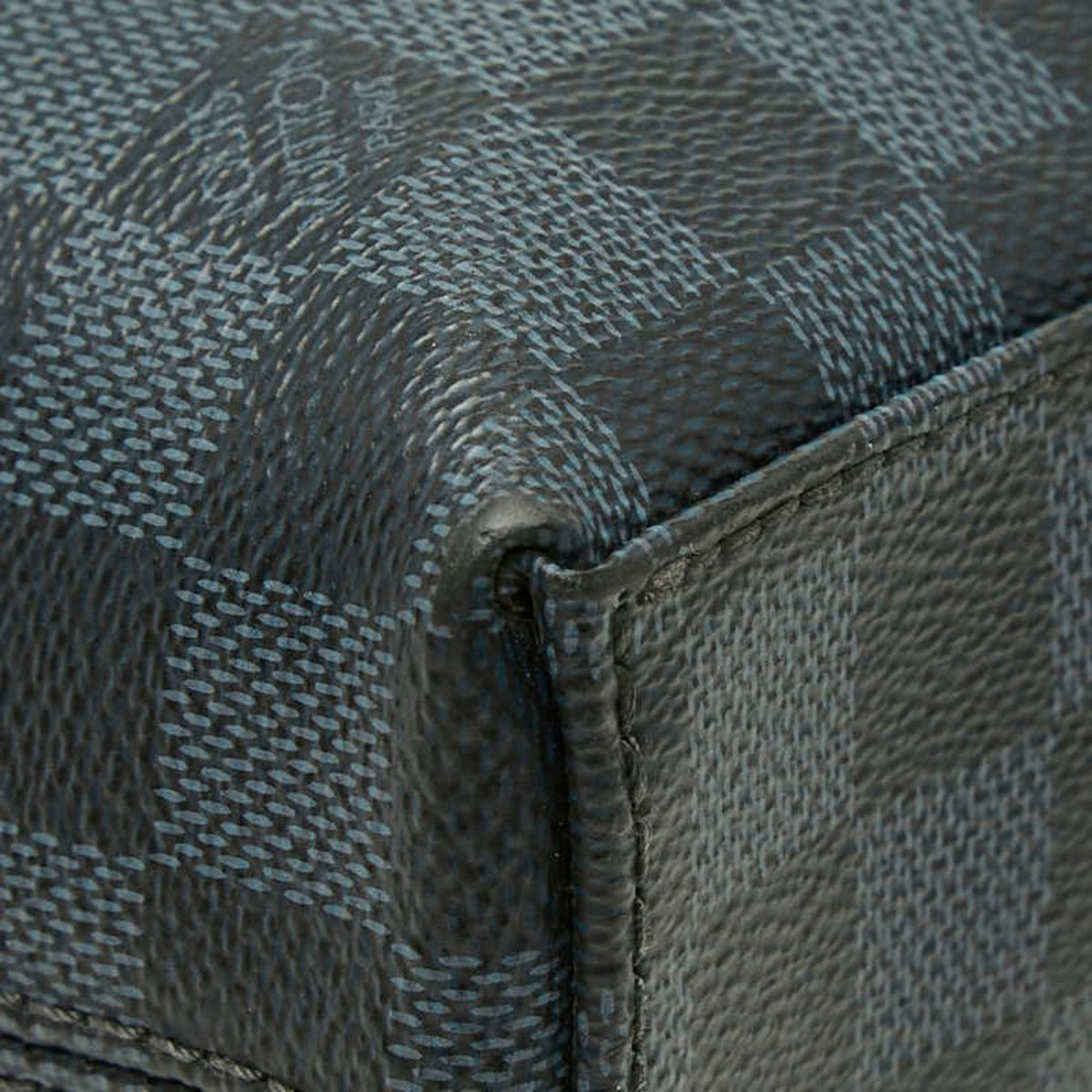 Louis Vuitton Navy Black Pvc Leather (Pre-Owned)