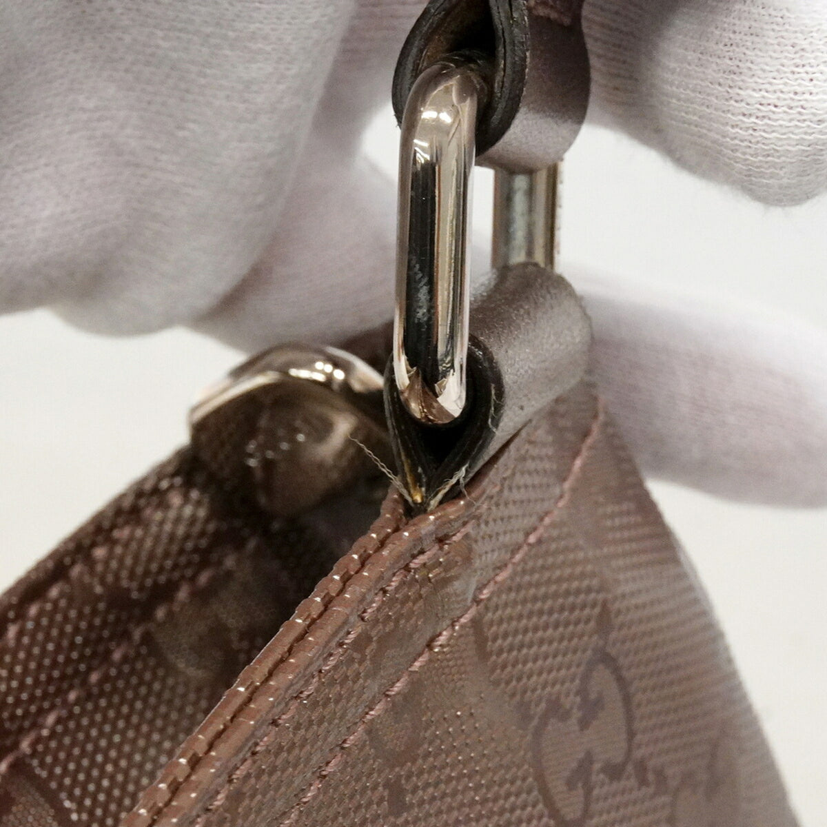 Gucci Metallic Pink Pvc Shoulder Bag (Pre-Owned)