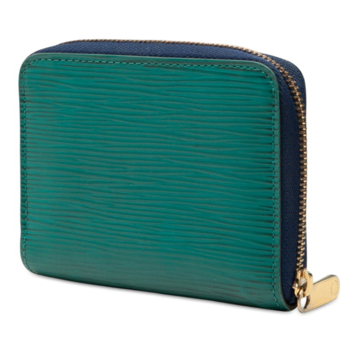 Louis Vuitton Green Leather Coin Purse/Coin Case (Pre-Owned)