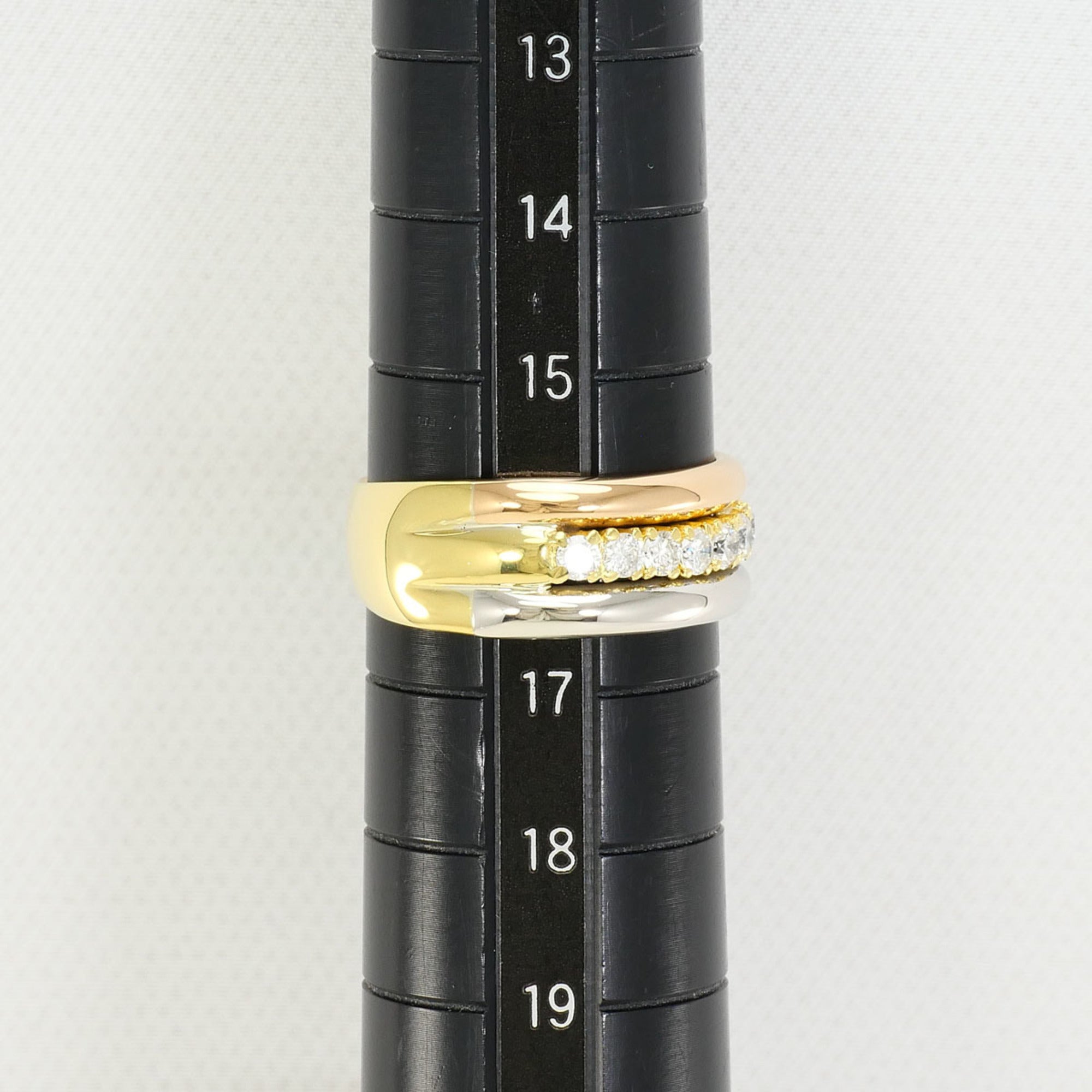 Unbranded Pink Gold Platinum Yellow Gold Yellow Gold (18K) Pink Gold (18K) Platinum 900 Band Ring (Pre-Owned)