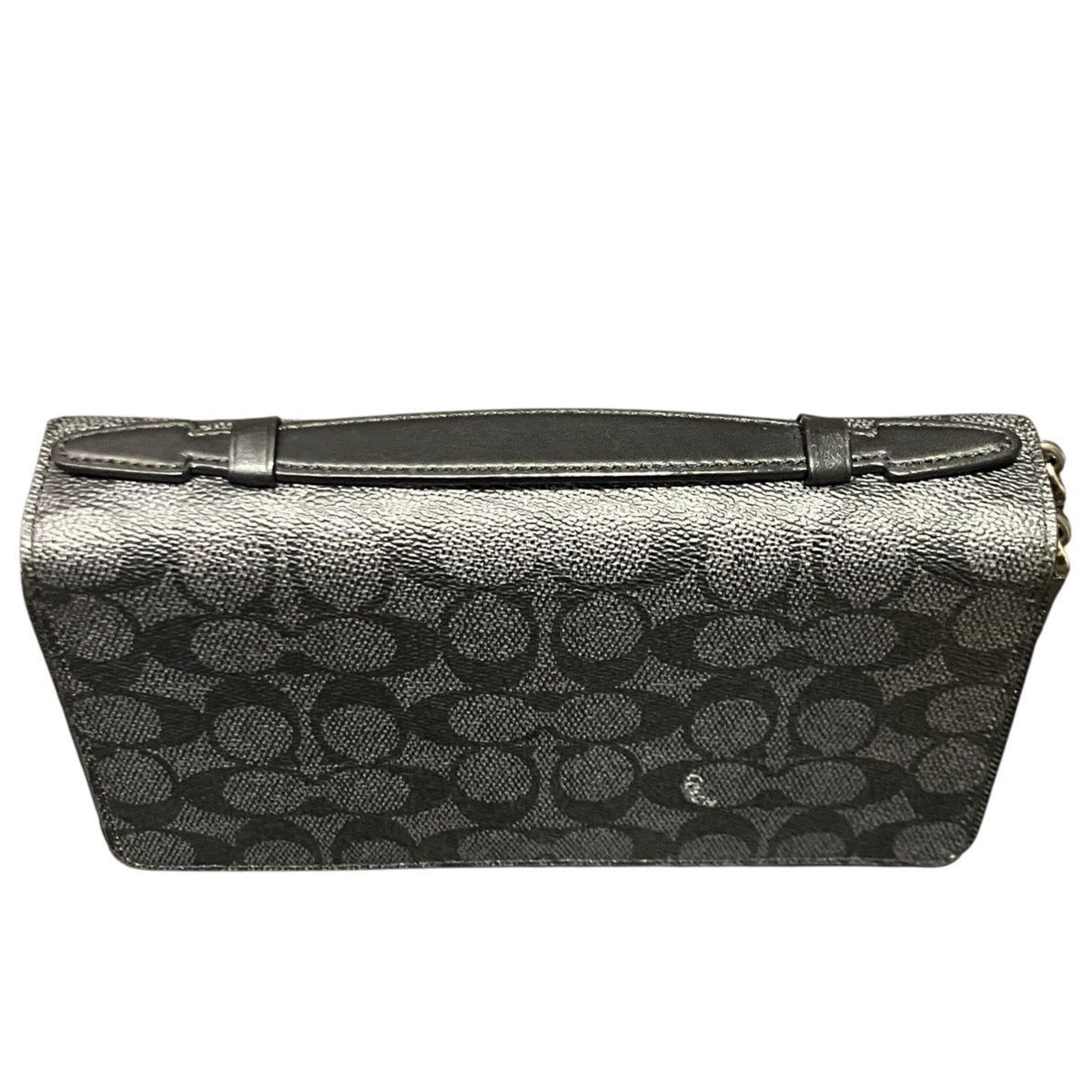 Coach Black Pvc Coin Purse/Coin Case (Pre-Owned)
