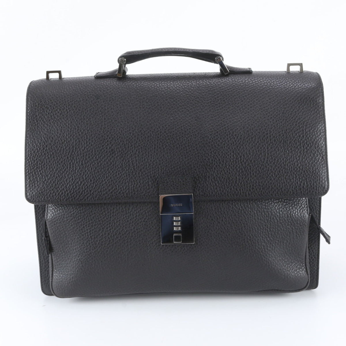 Gucci Black Leather Briefcase (Pre-Owned)