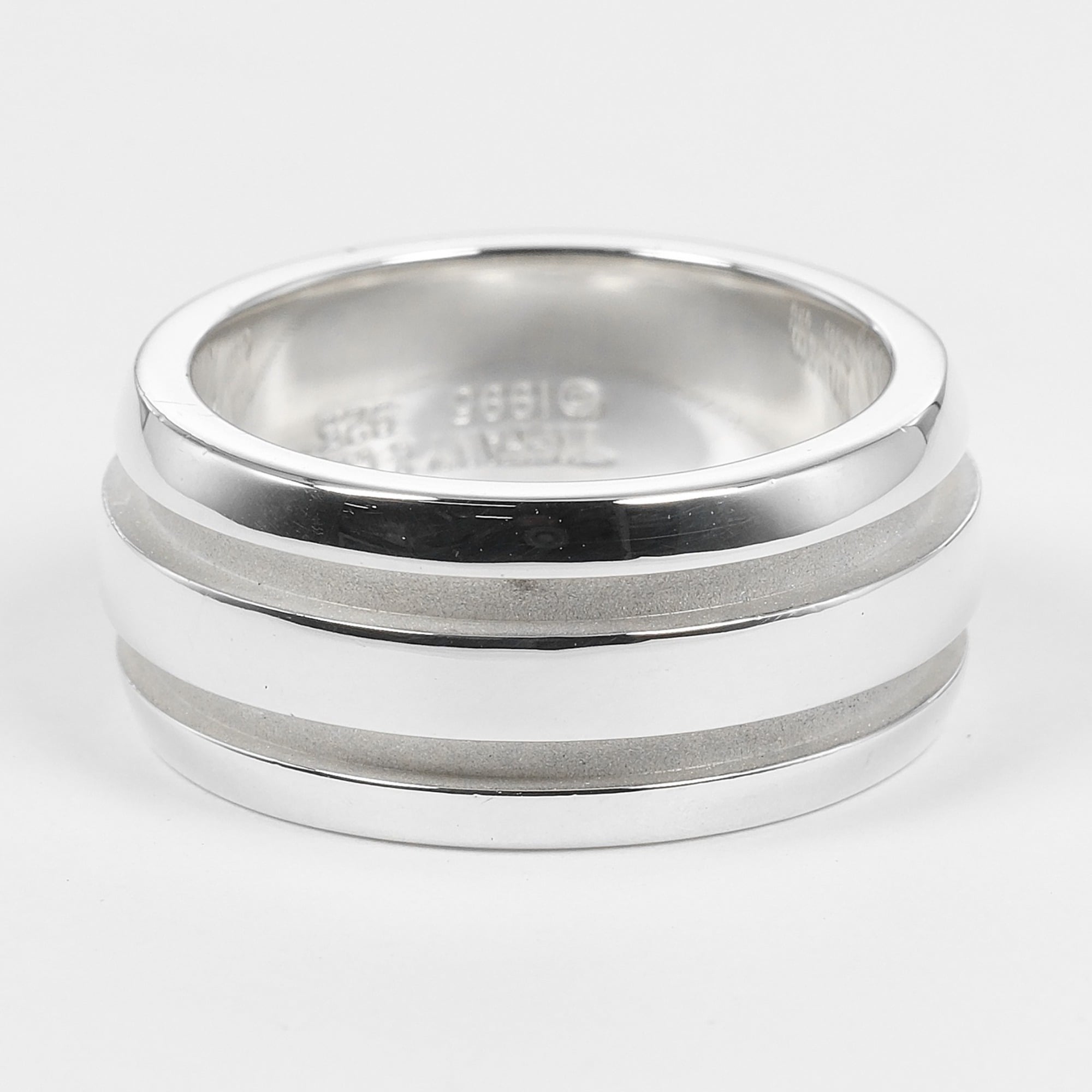 Tiffany Silver Silver 925 Band Ring (Pre-Owned)