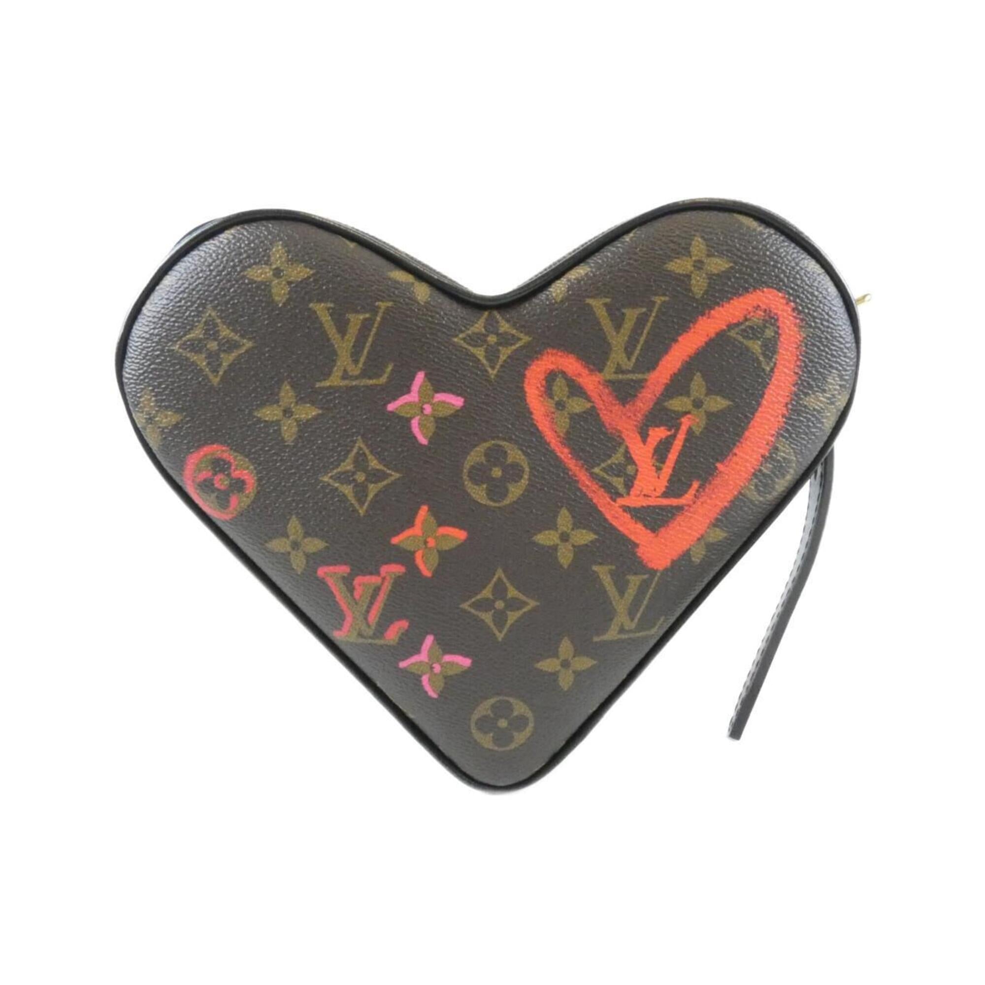 Louis Vuitton Monogram Marron Coated Canvas Shoulder Bag (Pre-Owned)