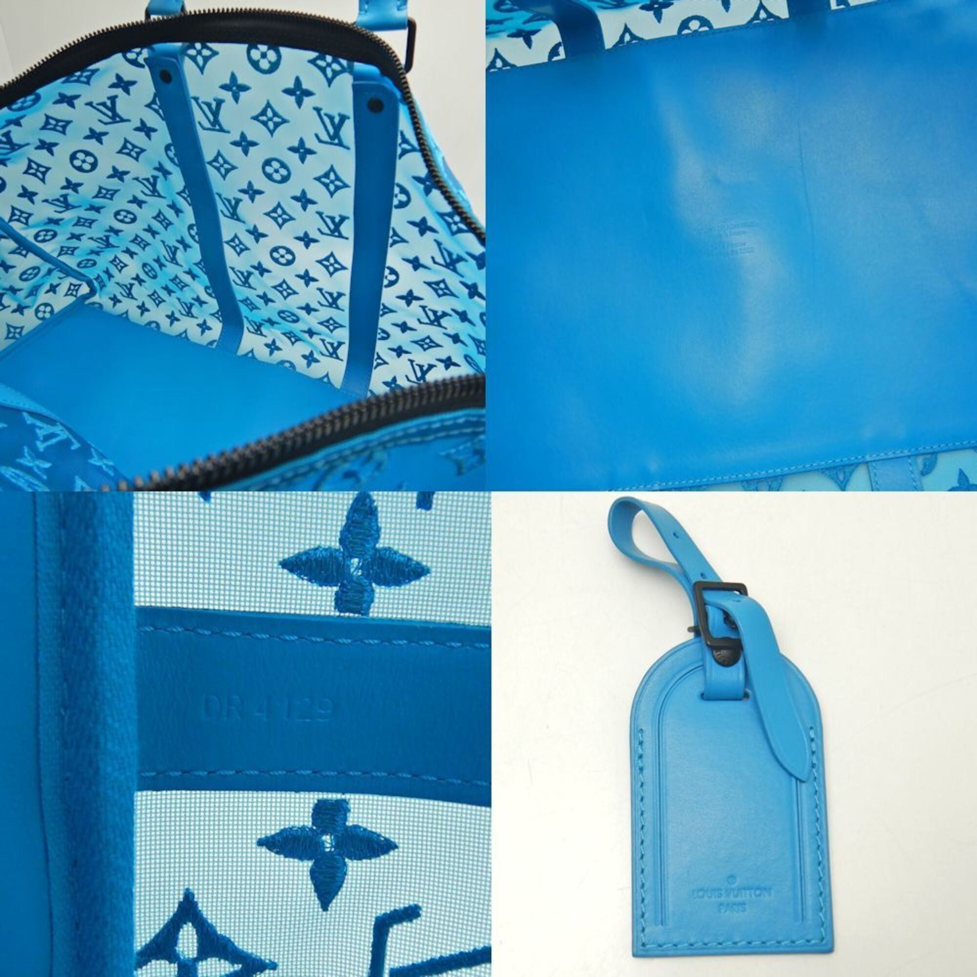 Louis Vuitton Turquoise Monogram Boston Bag (Pre-Owned)
