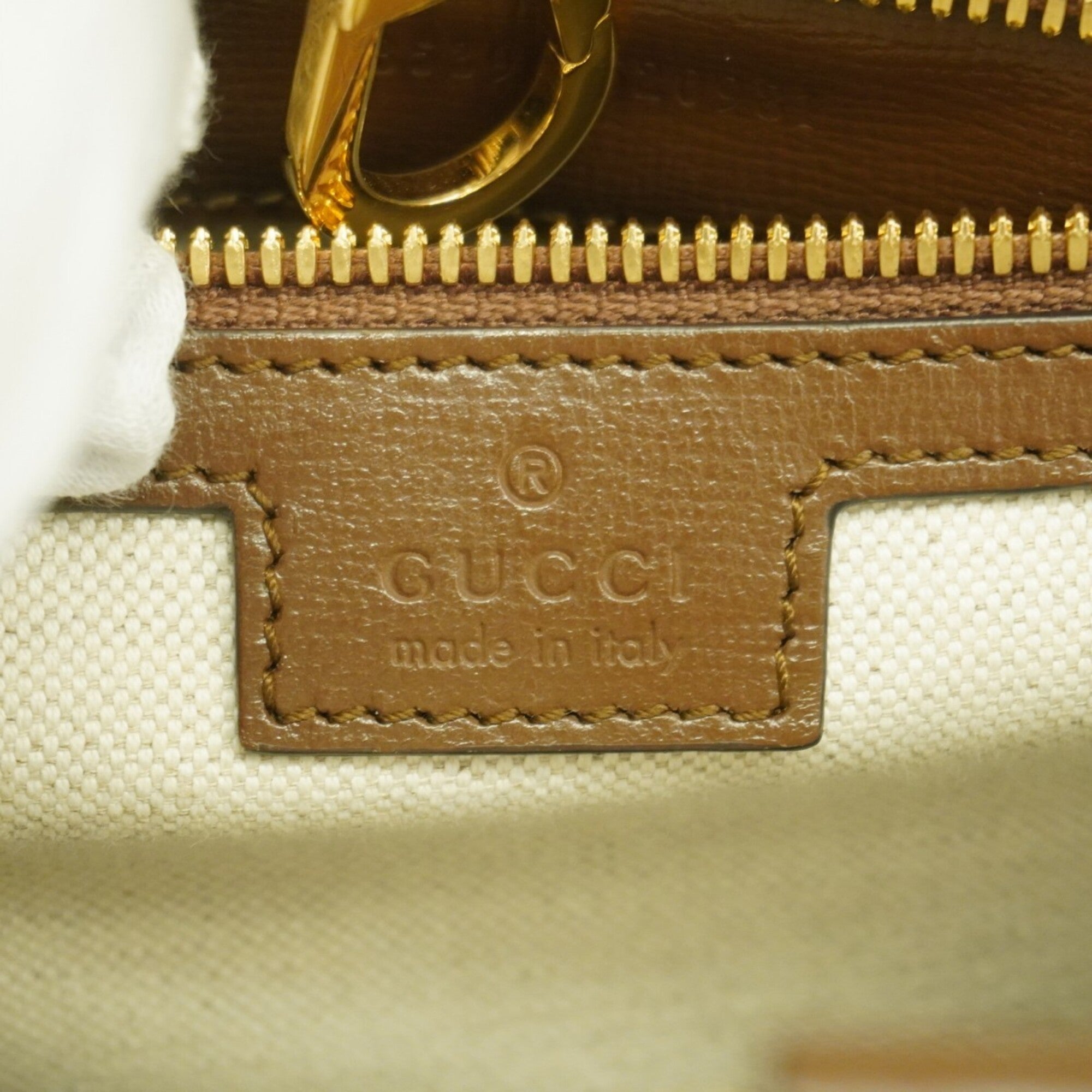 Gucci Brown Pvc Tote Bag (Pre-Owned)