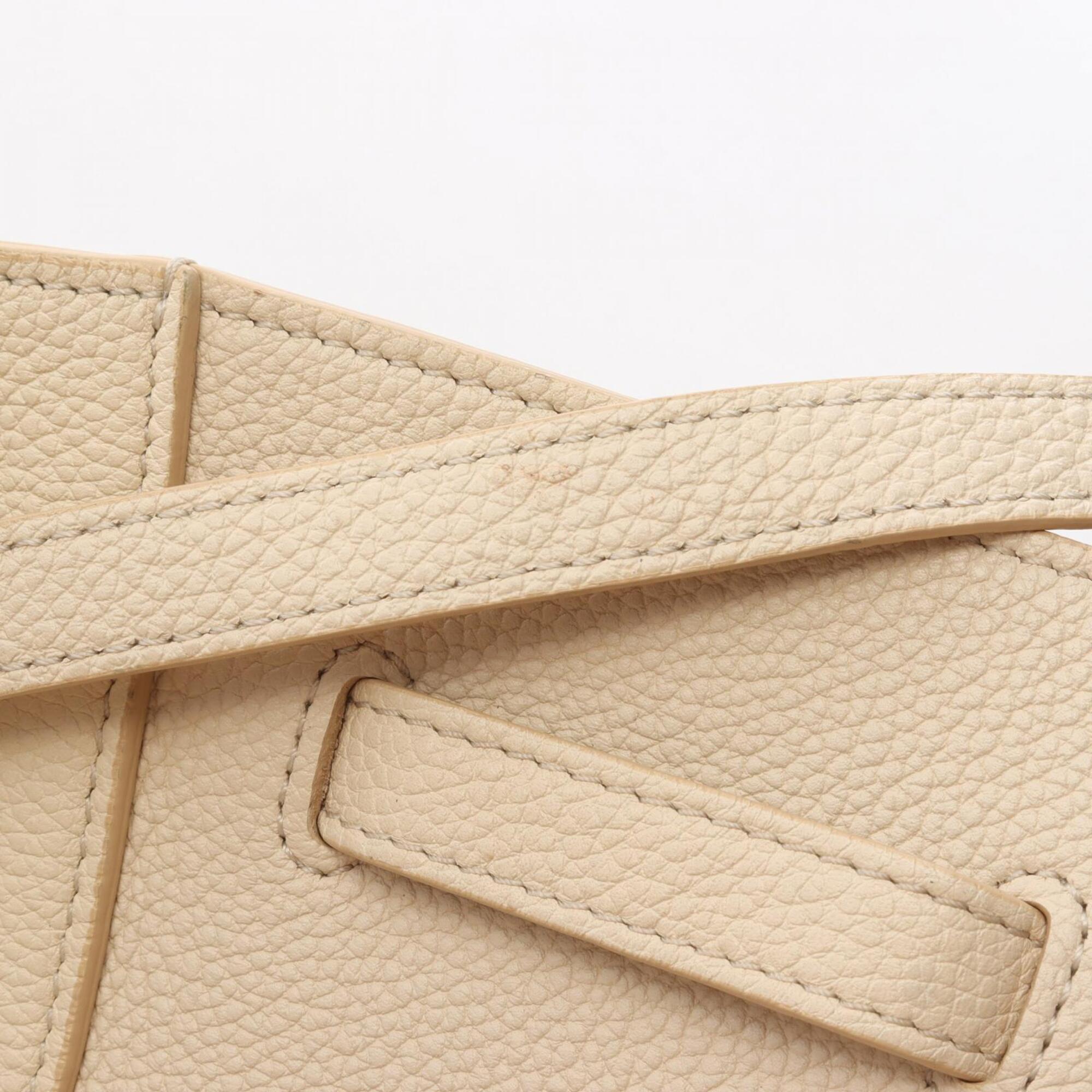 Celine Ivory Leather Handbag Tote Bag (Pre-Owned)