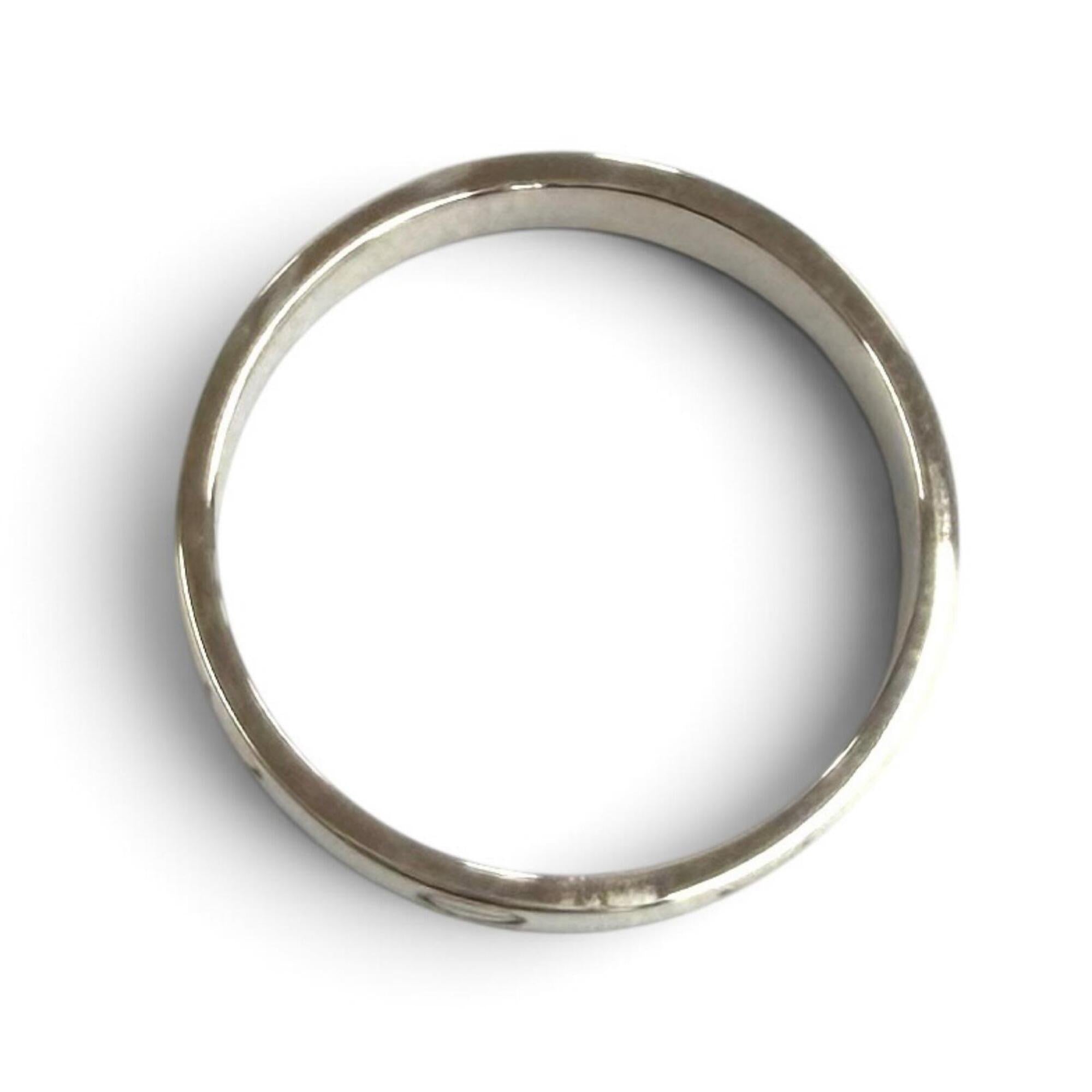 Cartier White Gold White Gold (18K) Band Ring (Pre-Owned)