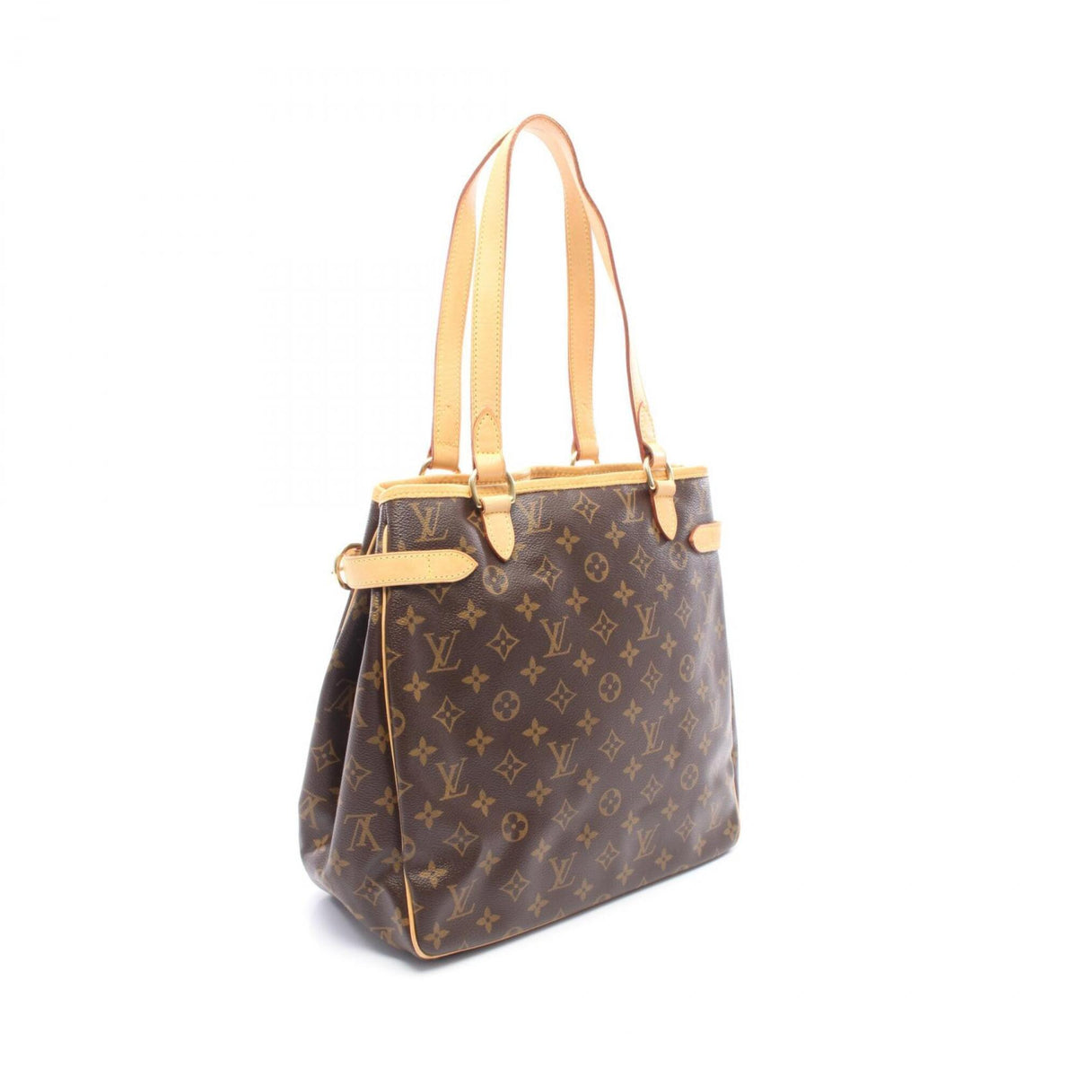 Louis Vuitton Brown Coated Canvas Pvc Monogram Leather Handbag Tote Bag (Pre-Owned)