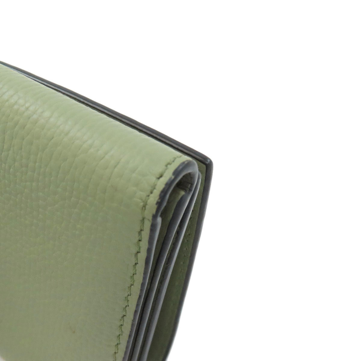 Loewe Green Leather Wallet (Bi-Fold) (Pre-Owned)