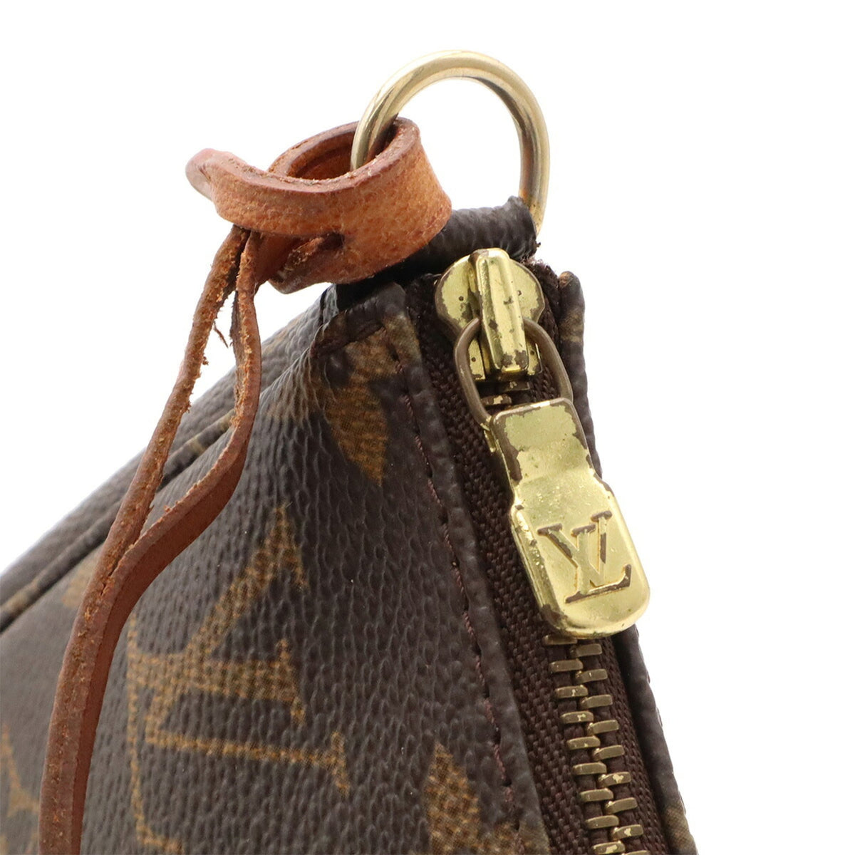 Louis Vuitton Brown Galle Monogram Monogram Handbag Pochette Pouch (Pre-Owned)