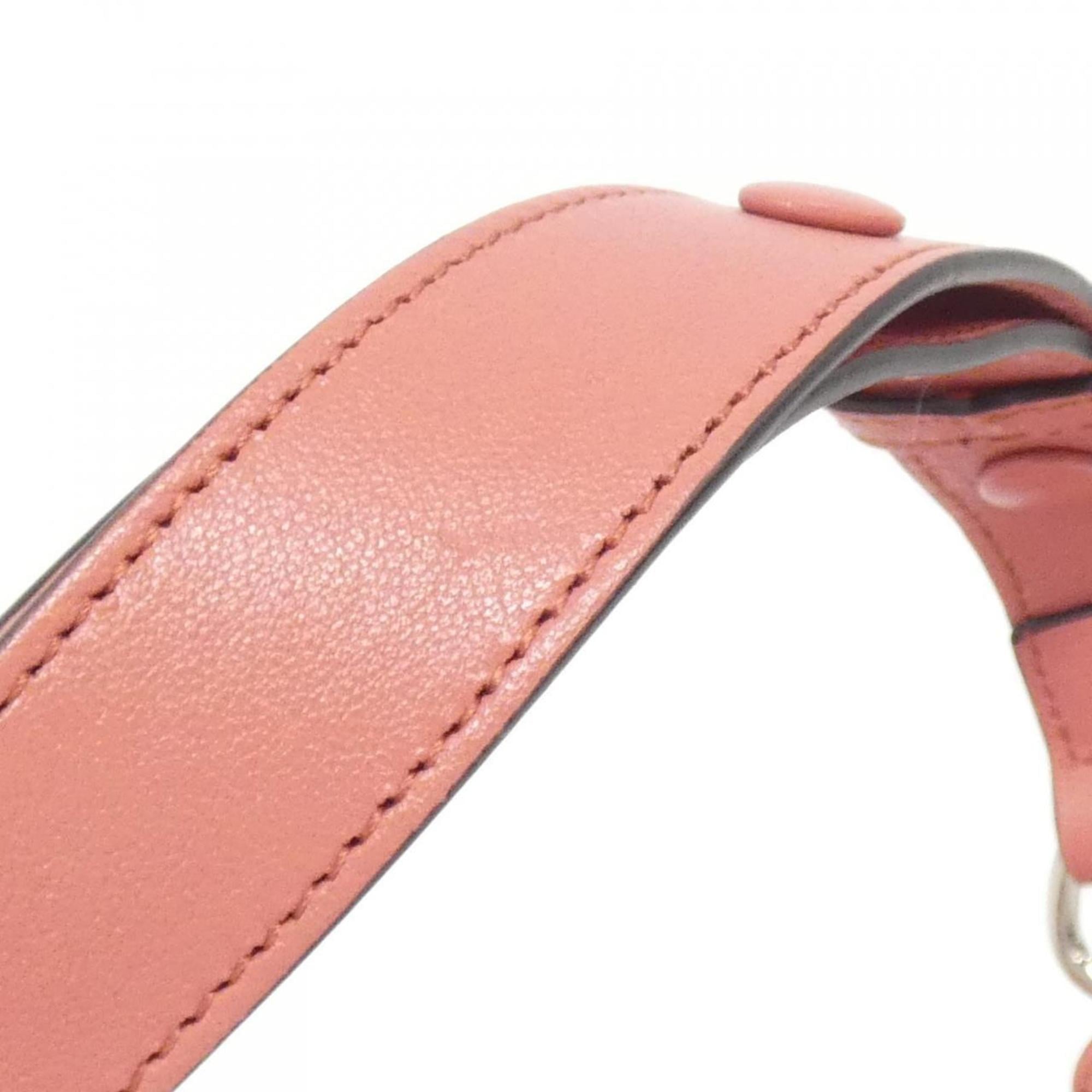 Gucci Pink Leather Shoulder Bag (Pre-Owned)