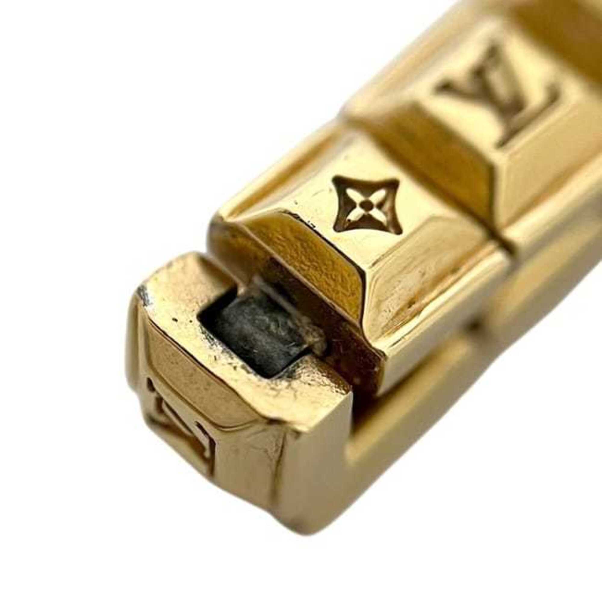 Louis Vuitton Gold Metal Band Ring (Pre-Owned)