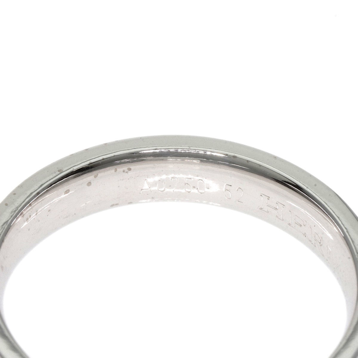 Hermes White Gold (18K) Band Ring (Pre-Owned)