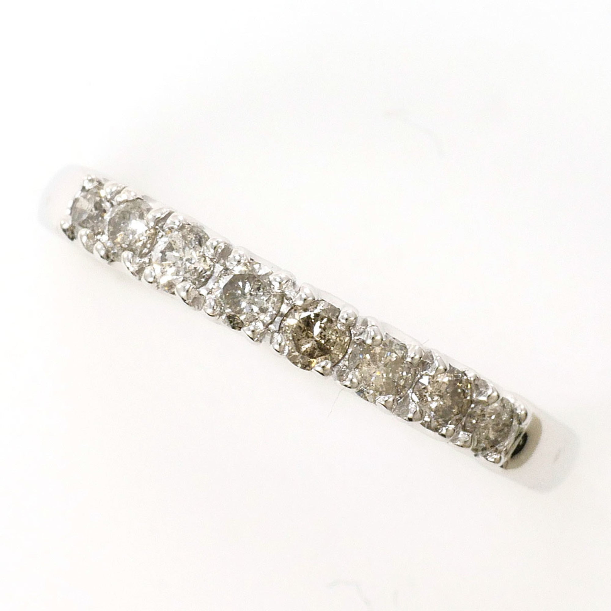Unbranded White Gold White Gold (10K) Band Ring (Pre-Owned)