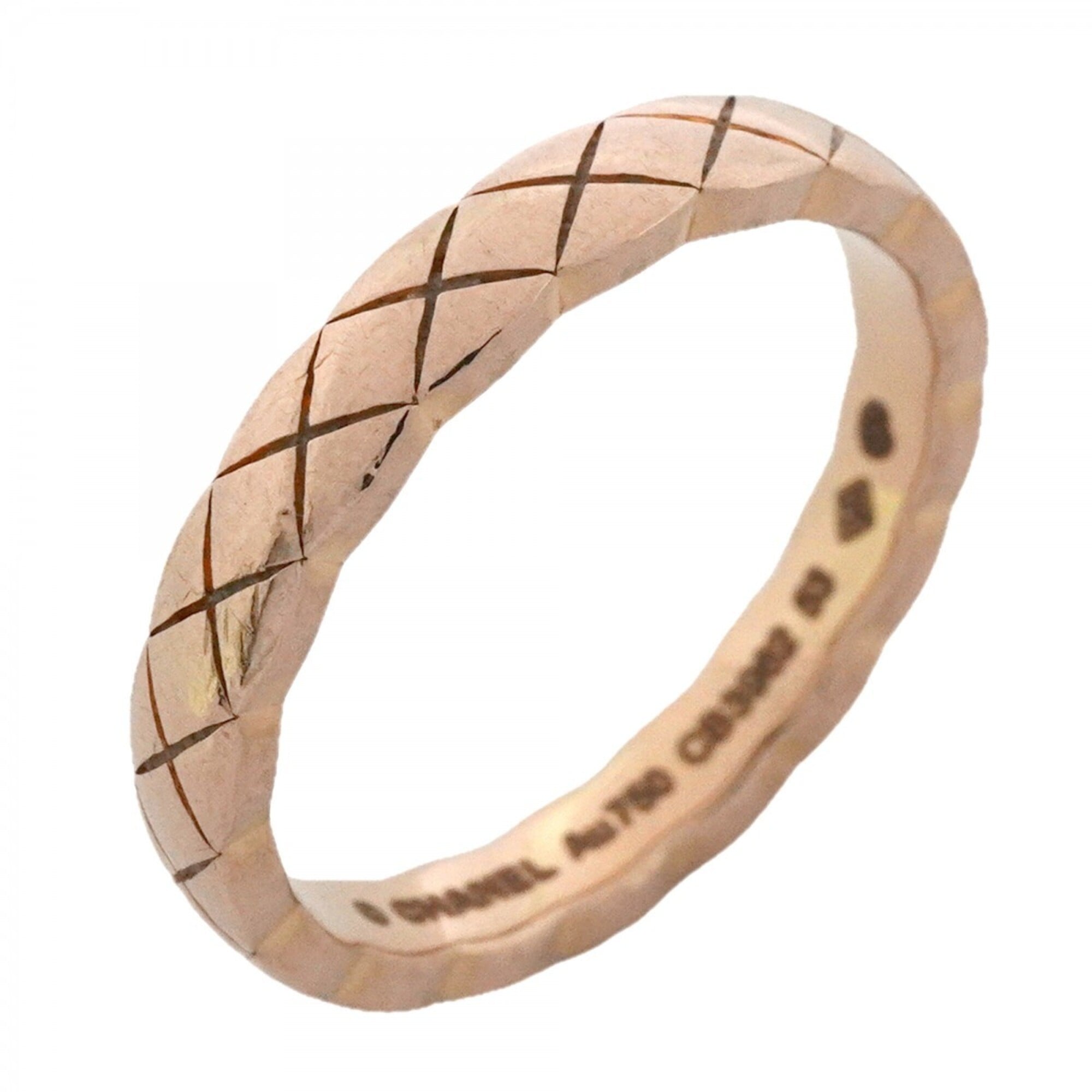 Chanel Pink Gold (18K) Band Ring (Pre-Owned)