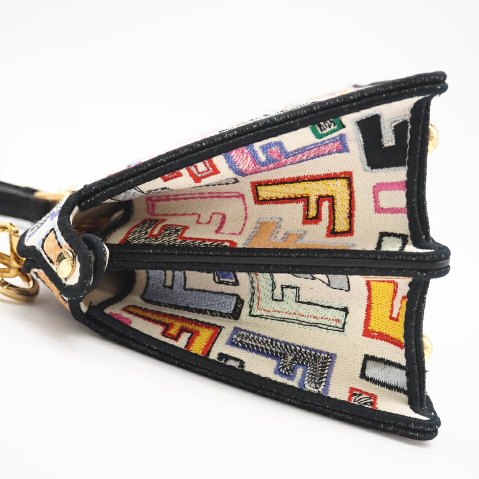 Fendi Multi-Color Canvas Handbag (Pre-Owned)