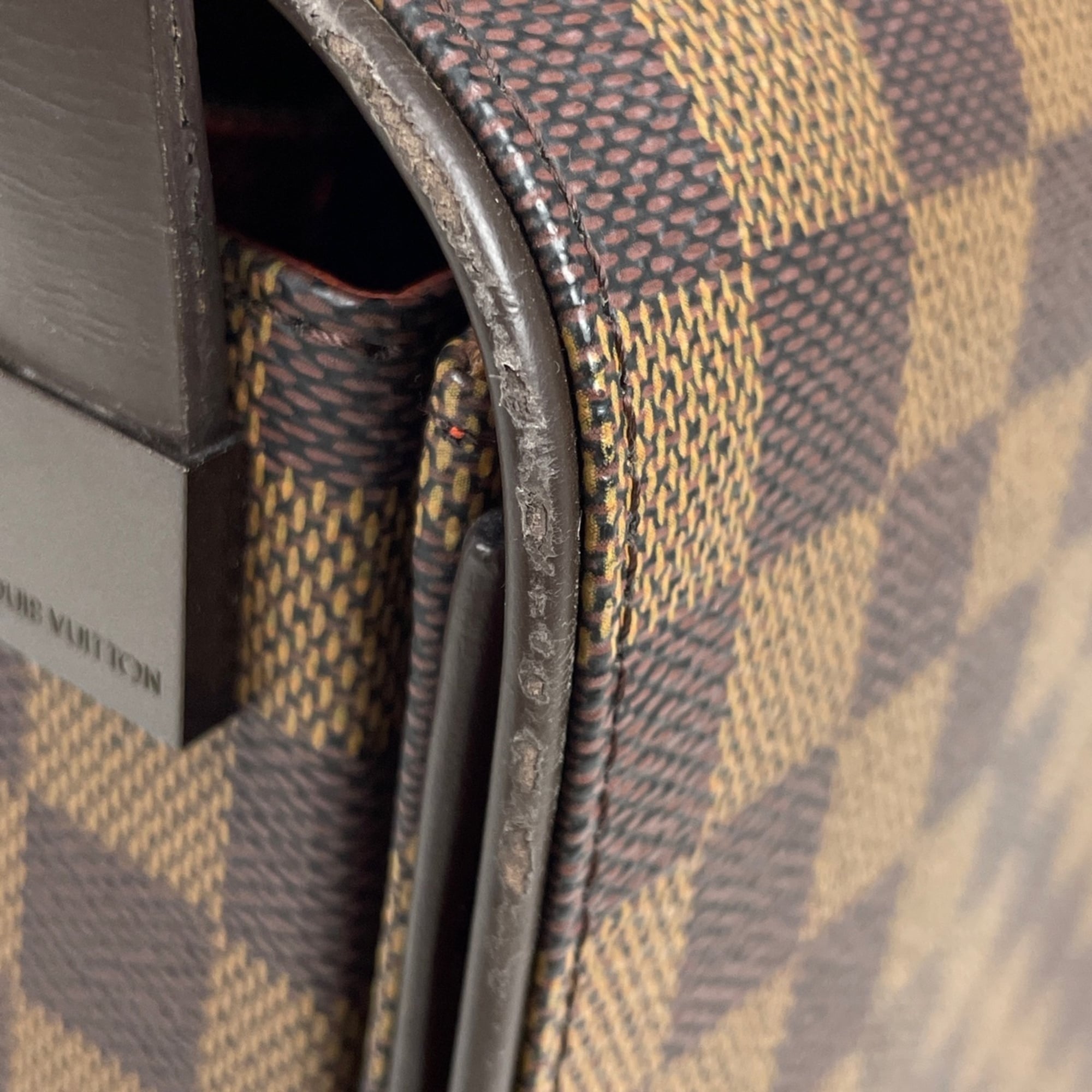 Louis Vuitton Brown Damier Canvas Shoulder Bag (Pre-Owned)