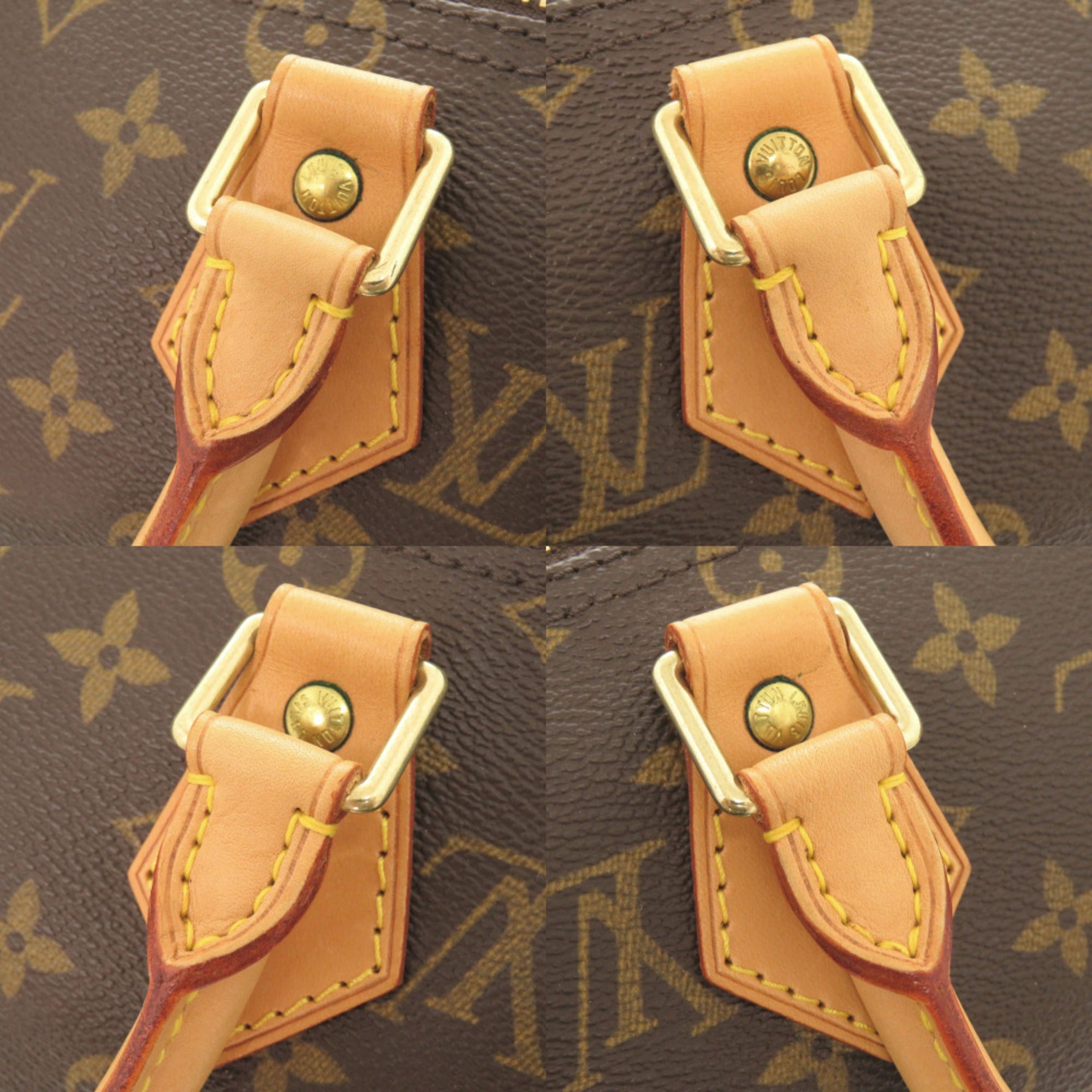 Louis Vuitton Brown Monogram Canvas Handbag (Pre-Owned)