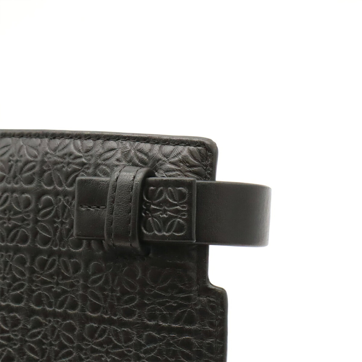 Loewe Black Leather Clutch Bag Pouch (Pre-Owned)
