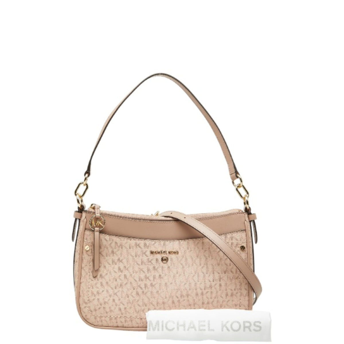 Michael Kors Pink Pvc Leather Handbag Shoulder Bag (Pre-Owned)
