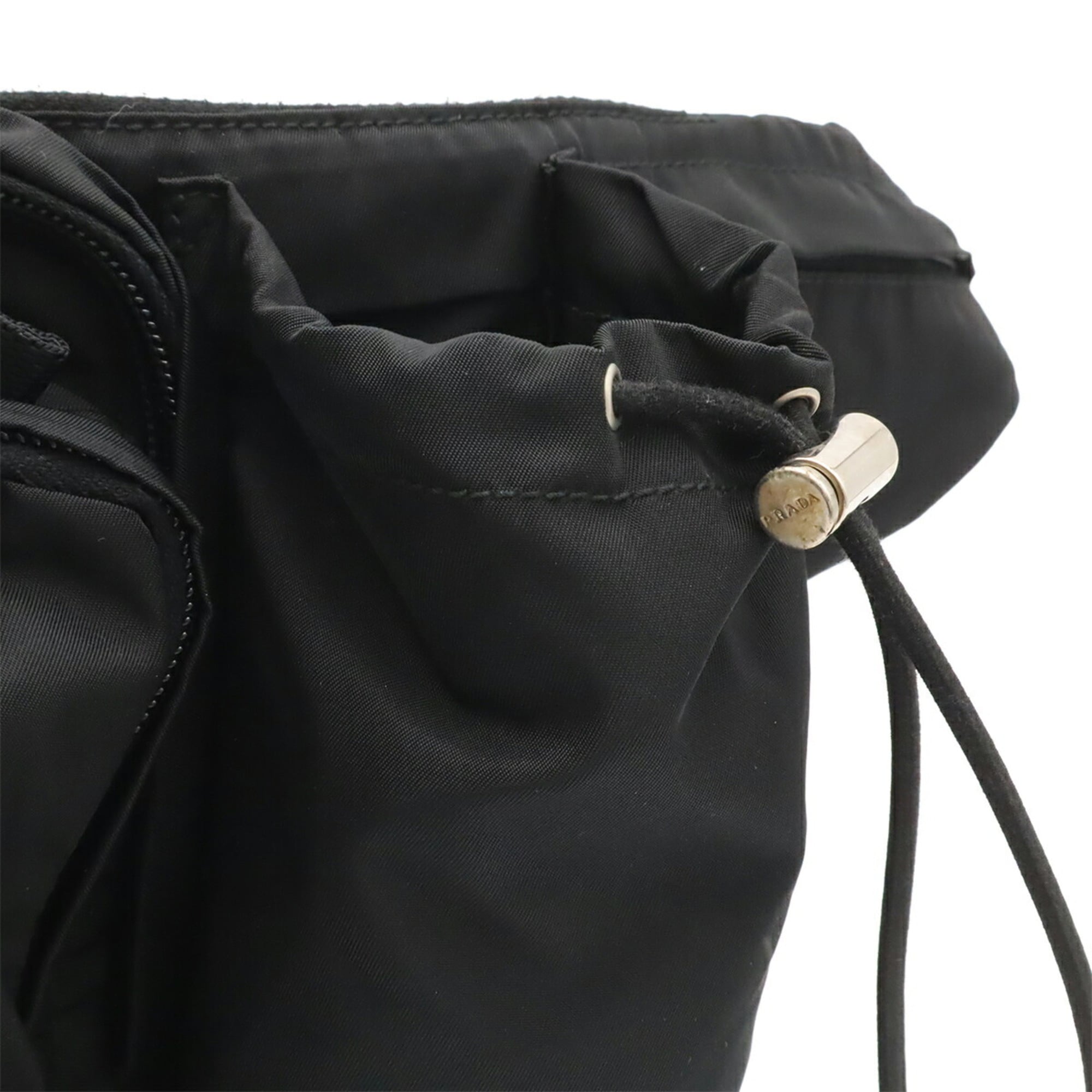 Prada Black Nero Nylon Fanny Pack Sling Bag (Pre-Owned)