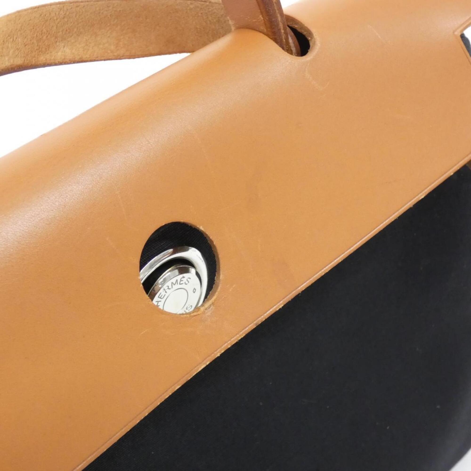Hermes Natural Toile H Handbag (Pre-Owned)