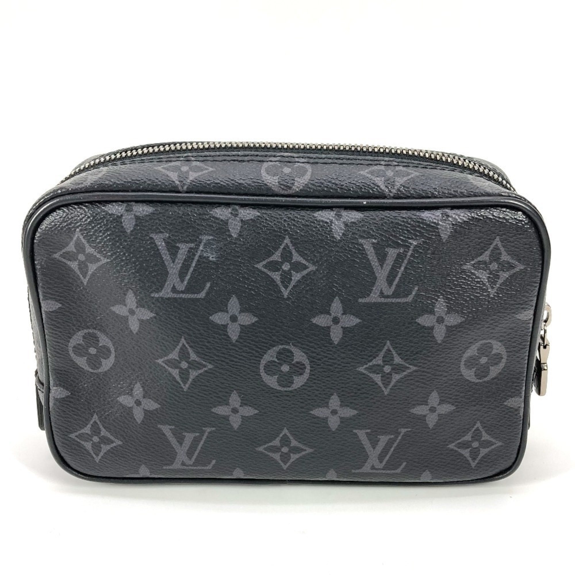 Louis Vuitton Black Monogram Eclipse Canvas Clutch Bag Pouch (Pre-Owned)
