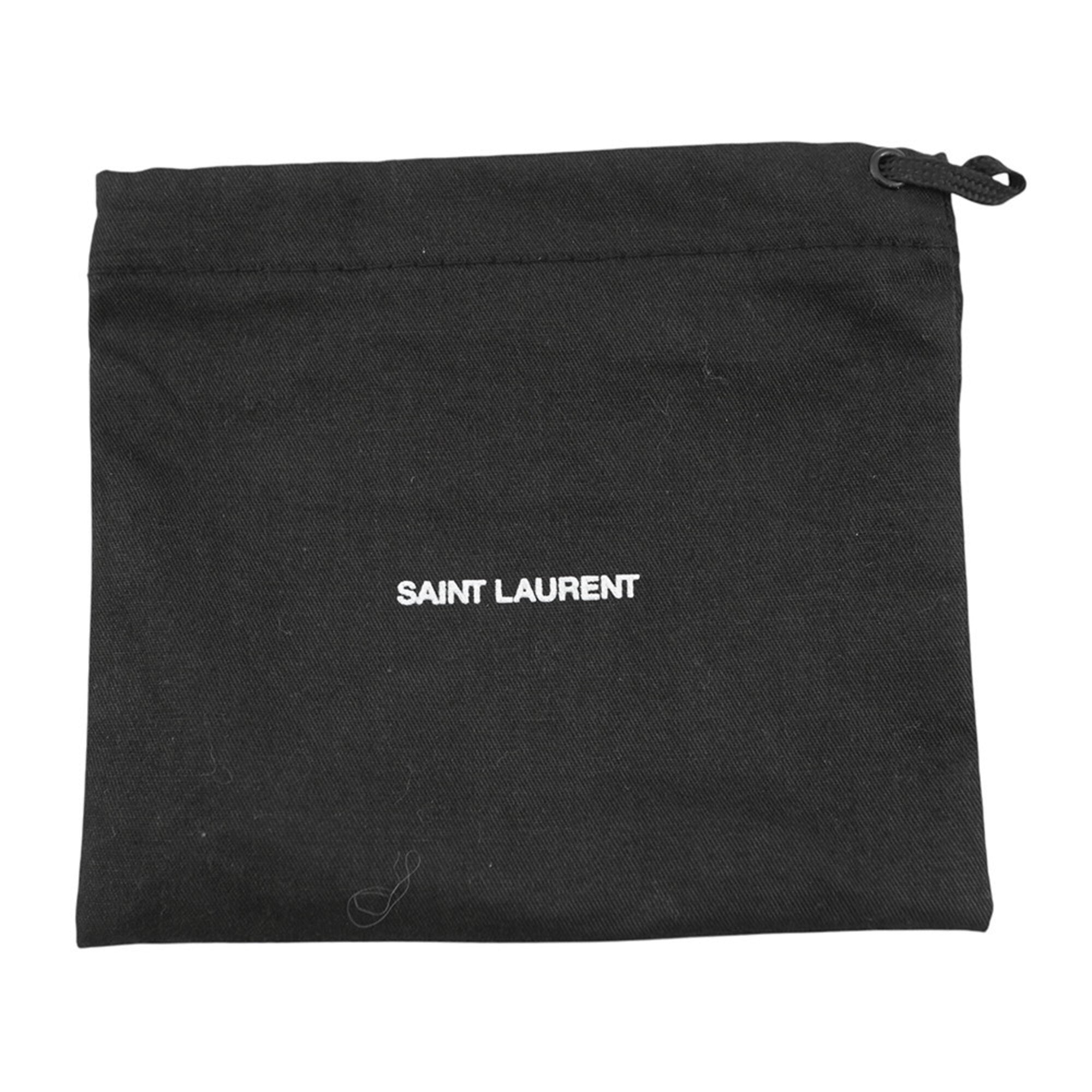 Yves Saint Laurent Brown Leather Wallet (Tri-Fold) (Pre-Owned)