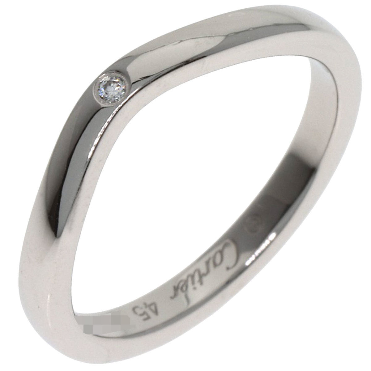 Cartier Platinum 950 Band Ring (Pre-Owned)