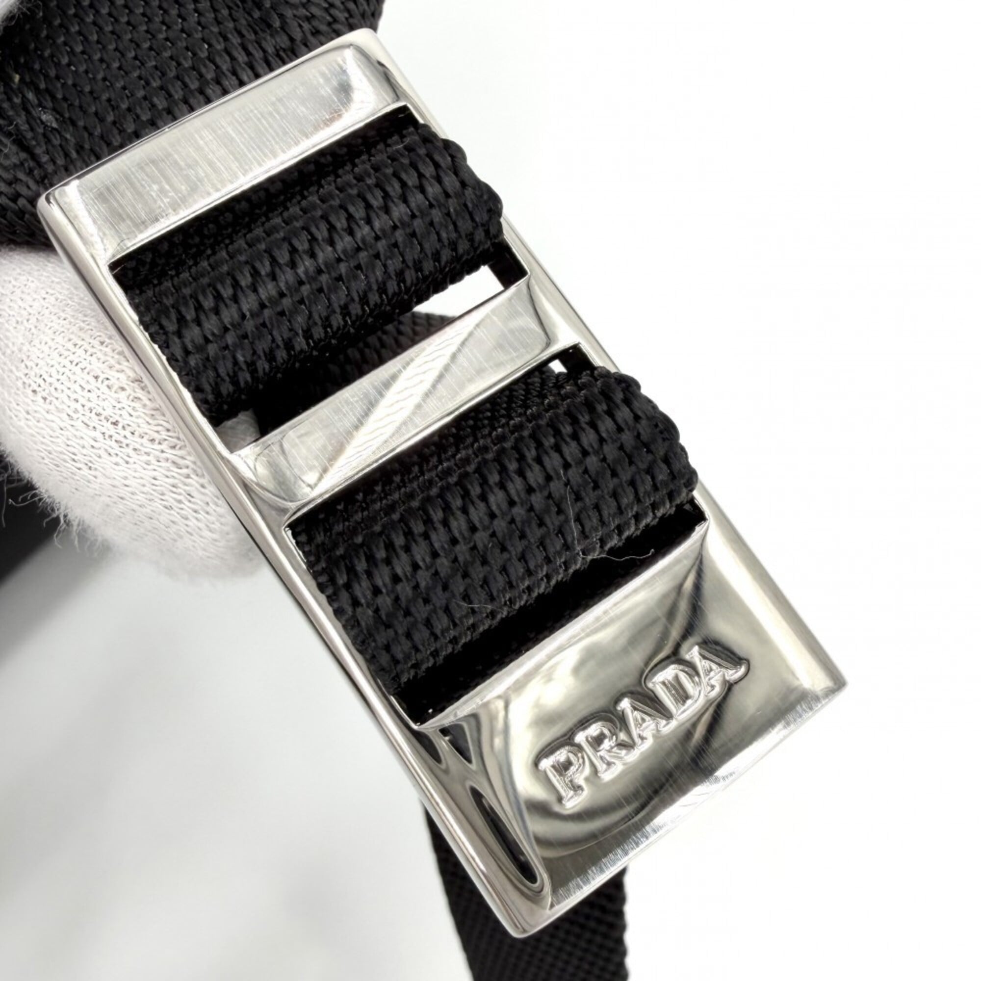 Prada Black Nylon Backpack (Pre-Owned)