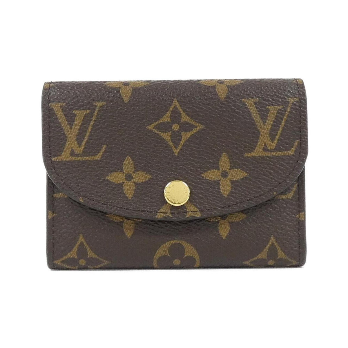 Louis Vuitton Fuchsia Marron Coated Canvas Coin Purse/Coin Case (Pre-Owned)