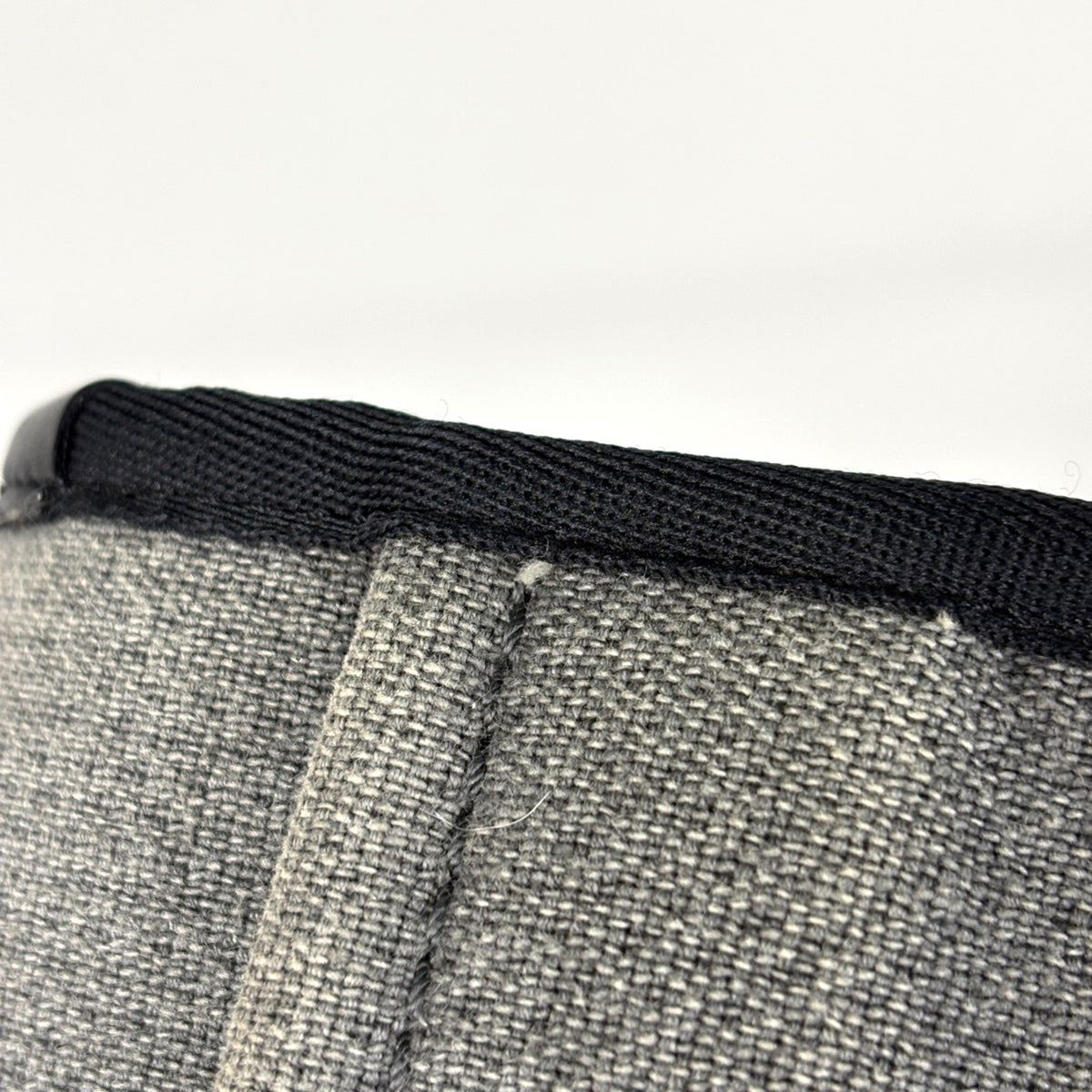 Chanel Gray Canvas Shoulder Bag Tote Bag (Pre-Owned)