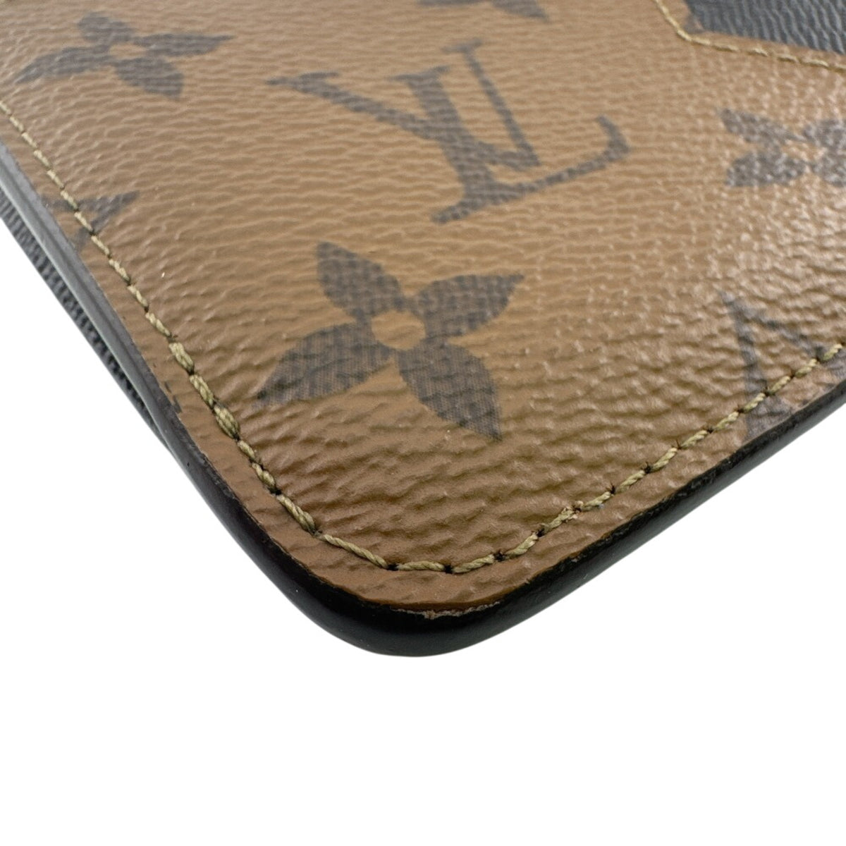 Louis Vuitton Monogram Reverse Brown Monogram Reverse Monogram Reverse Coin Purse/Coin Case (Pre-Owned)
