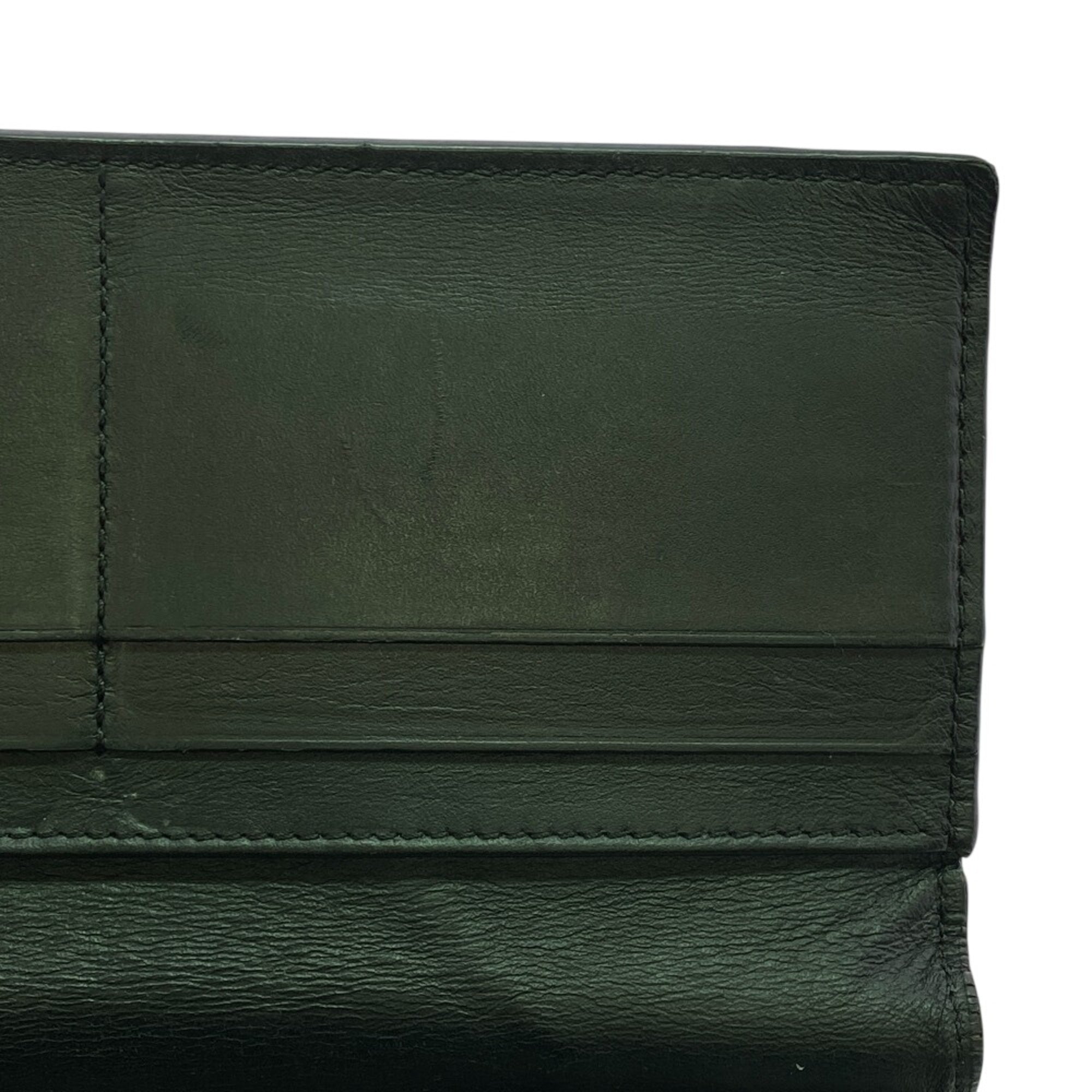 Loewe Black Leather Long Wallet (Bi-Fold) (Pre-Owned)