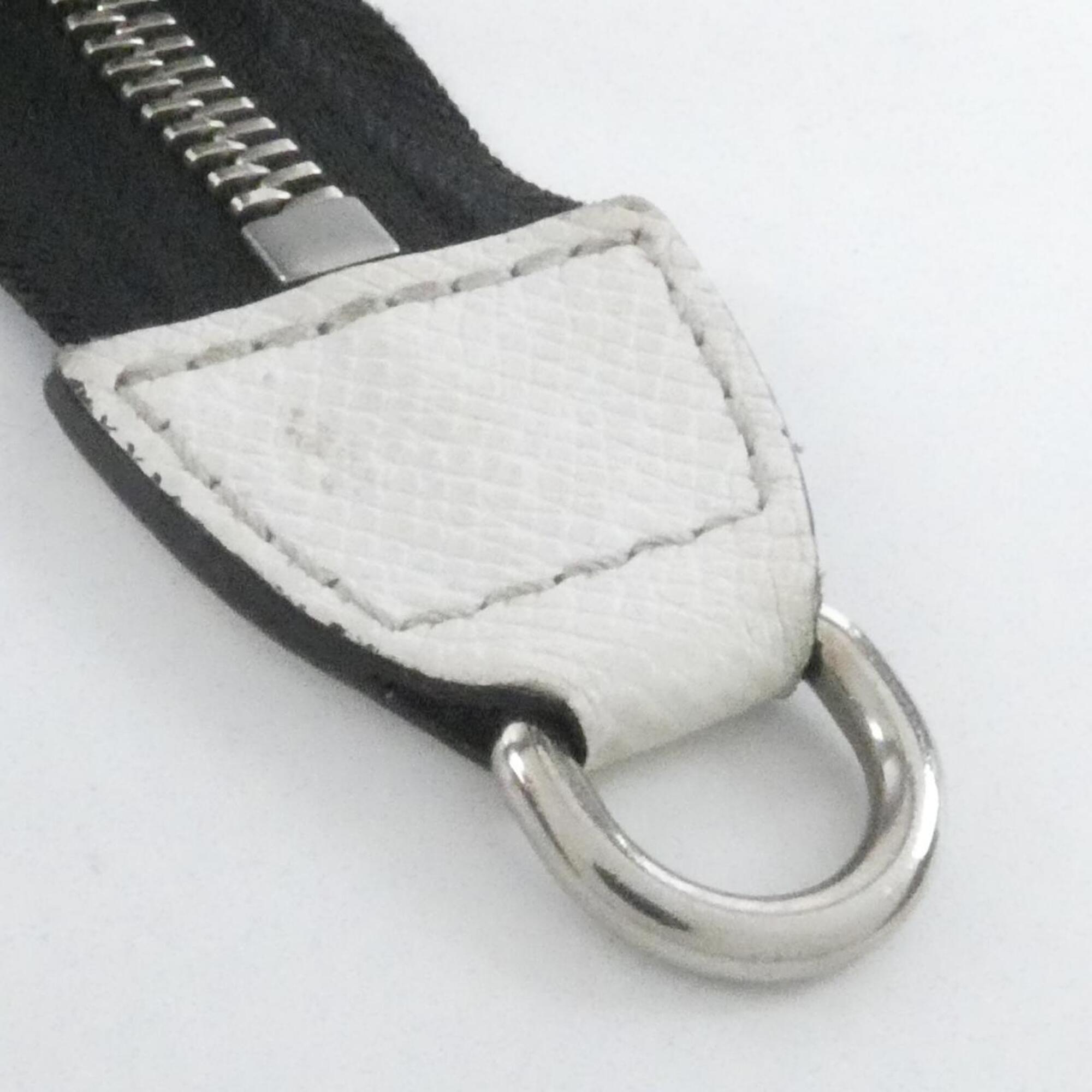 Louis Vuitton Ivory White Coated Canvas Leather Shoulder Bag (Pre-Owned)