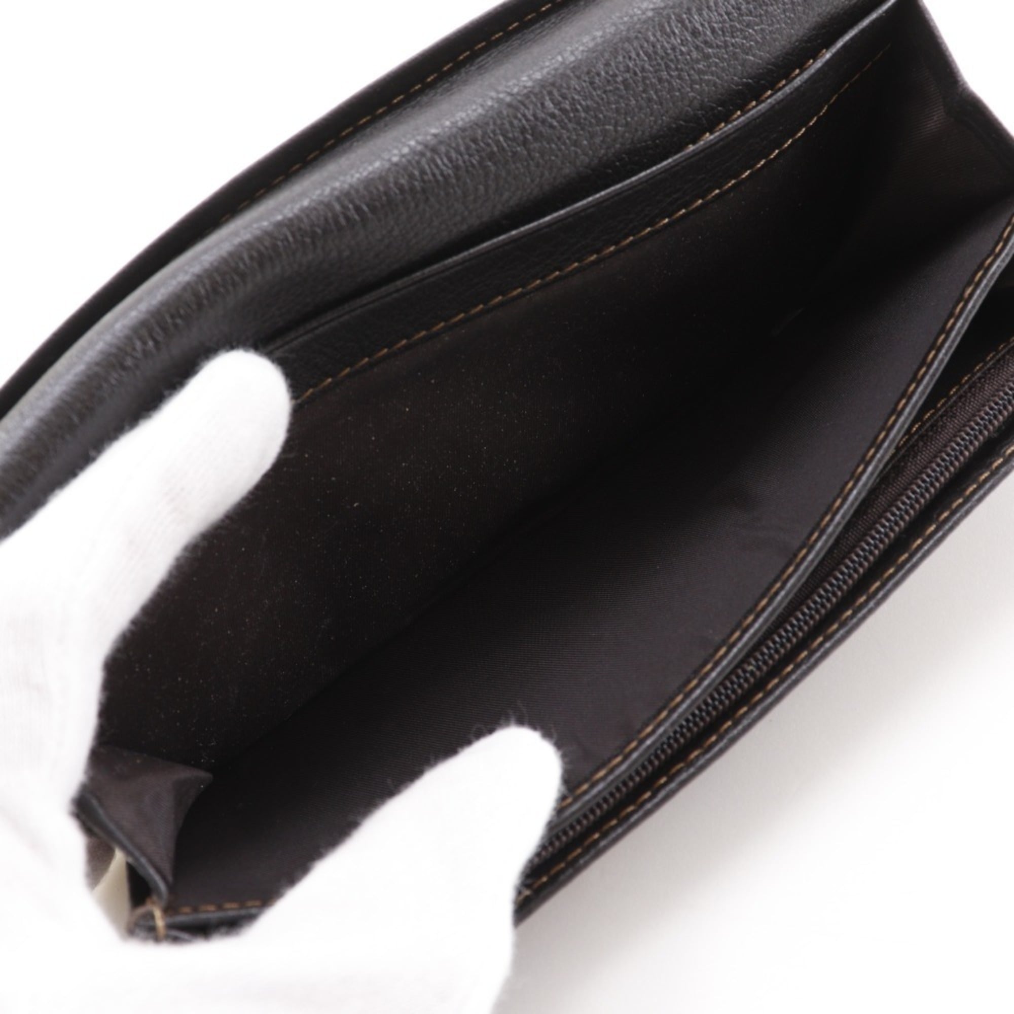 Celine Navy Denim Long Wallet (Bi-Fold) (Pre-Owned)