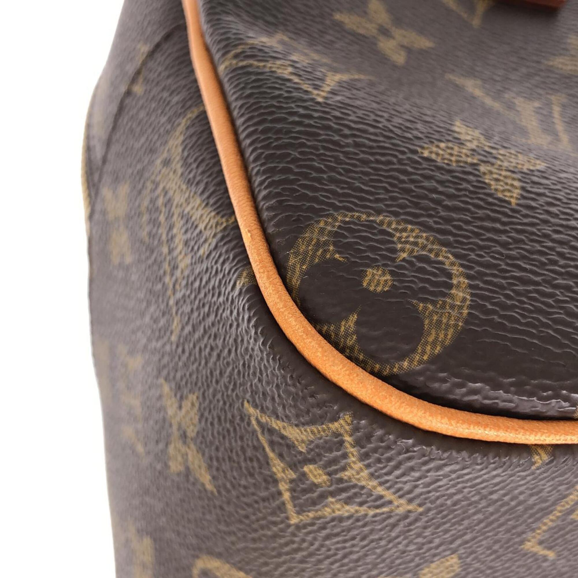 Louis Vuitton Brown Coated Canvas Shoulder Bag (Pre-Owned)