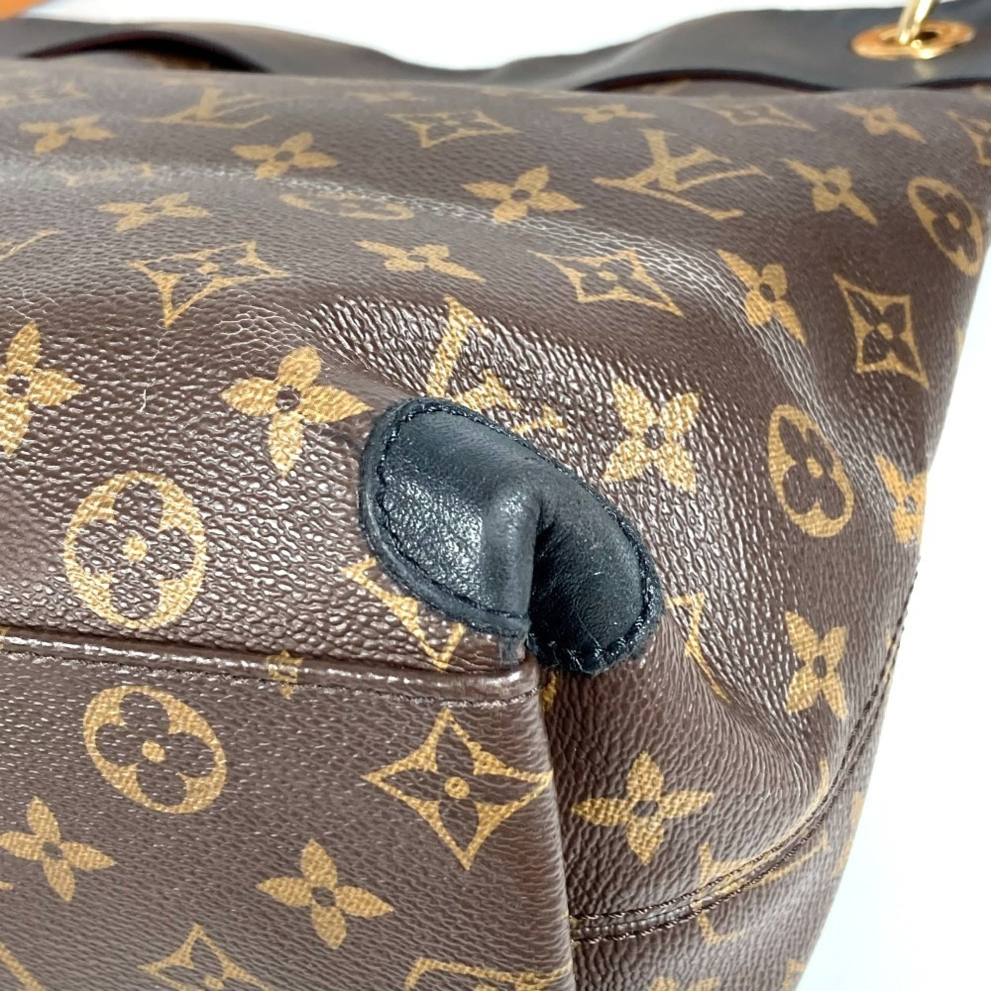 Louis Vuitton Black Brown Monogram Noir Monogram Shoulder Bag Tote Bag (Pre-Owned)