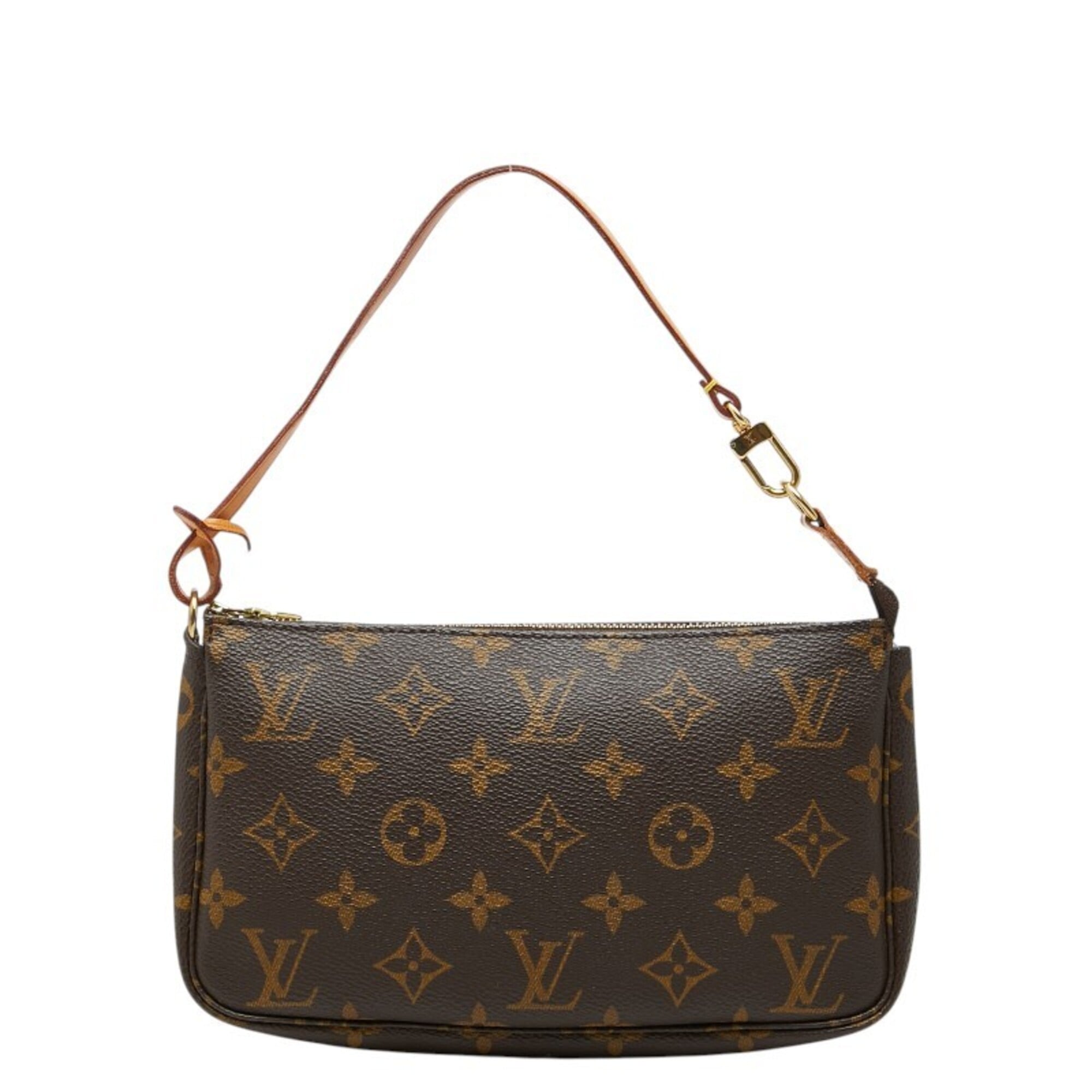 Louis Vuitton Brown Pvc Leather Handbag (Pre-Owned)