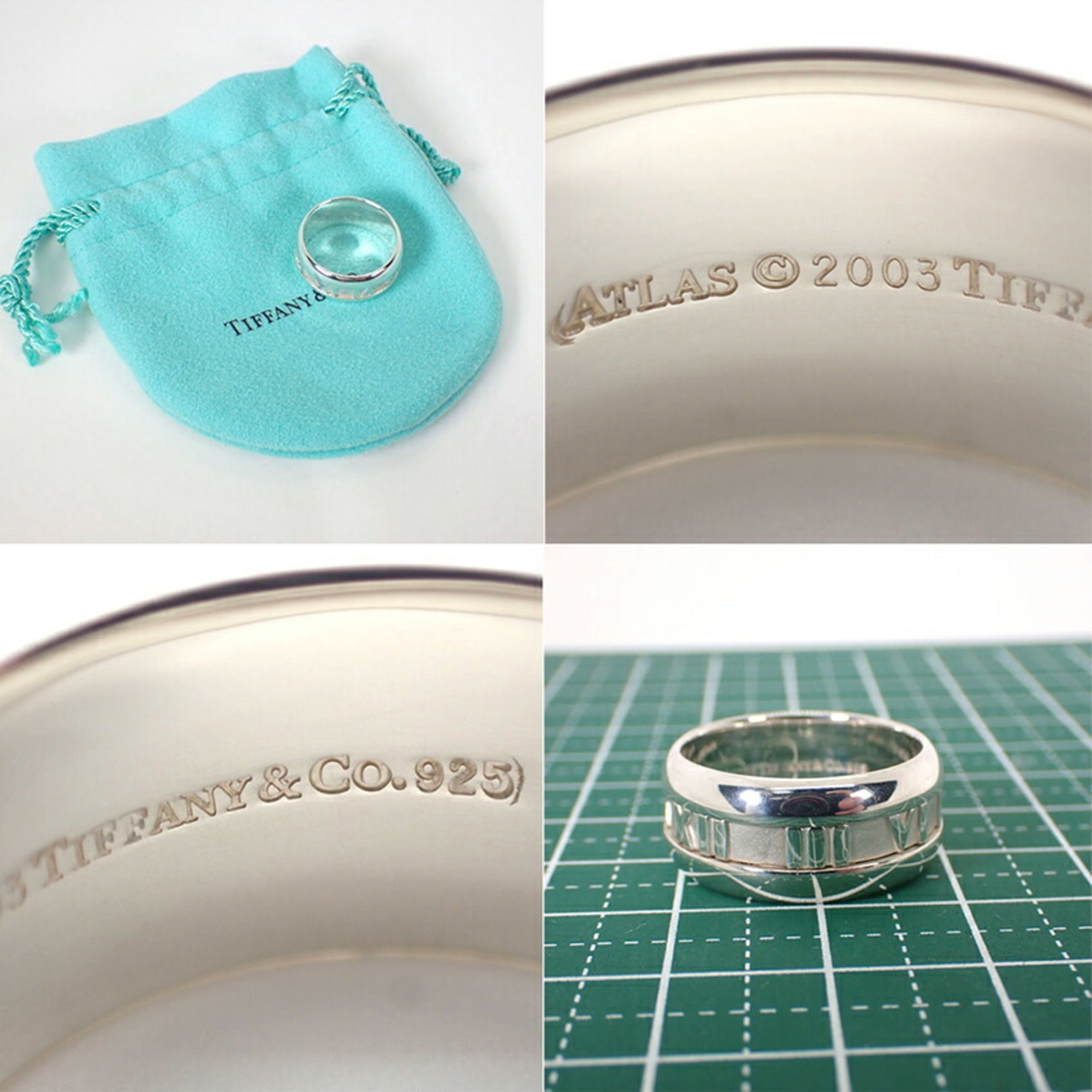 Tiffany Sterling Silver 925 Band Ring (Pre-Owned)