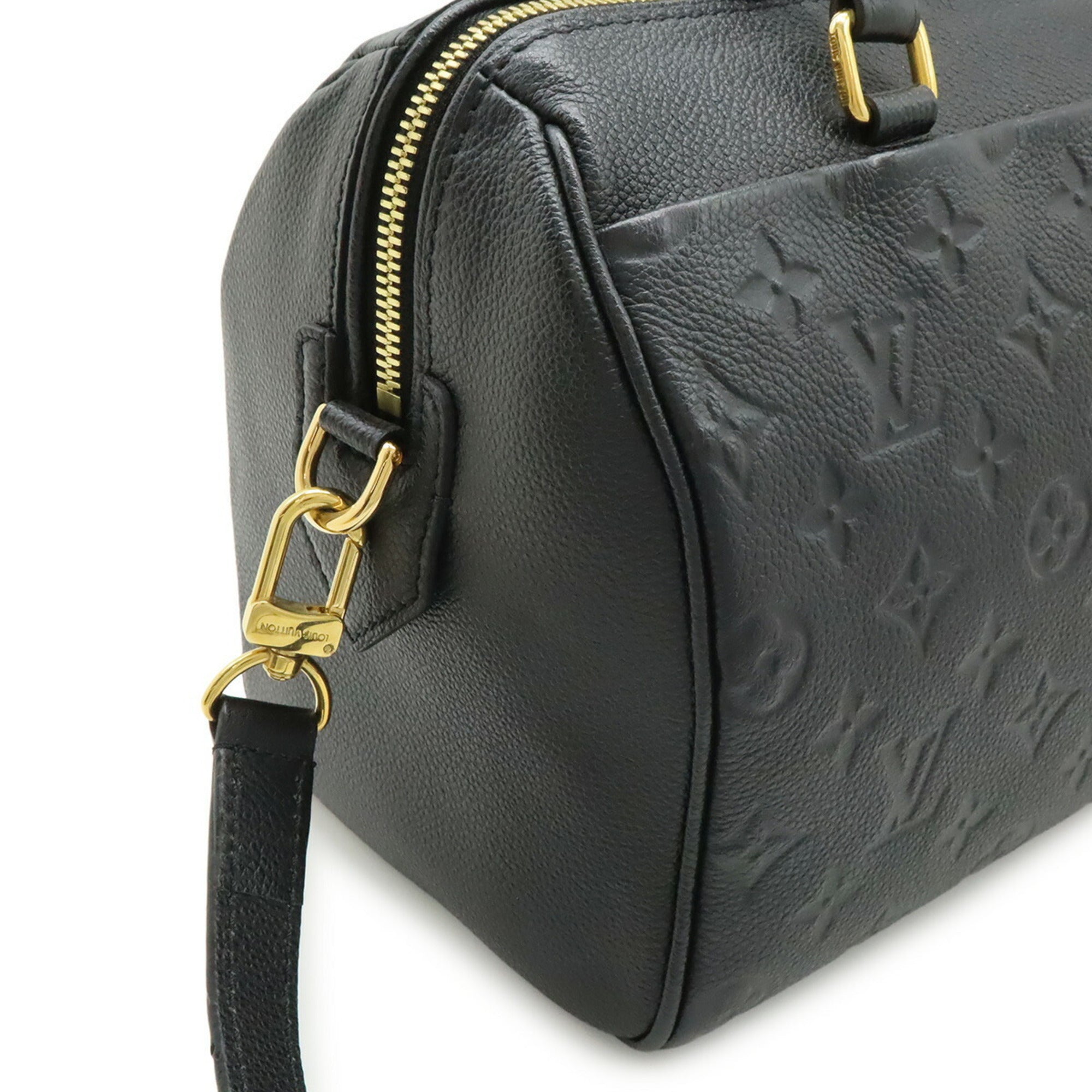 Louis Vuitton Black Noir Monogram Empreinte Handbag Shoulder Bag (Pre-Owned)