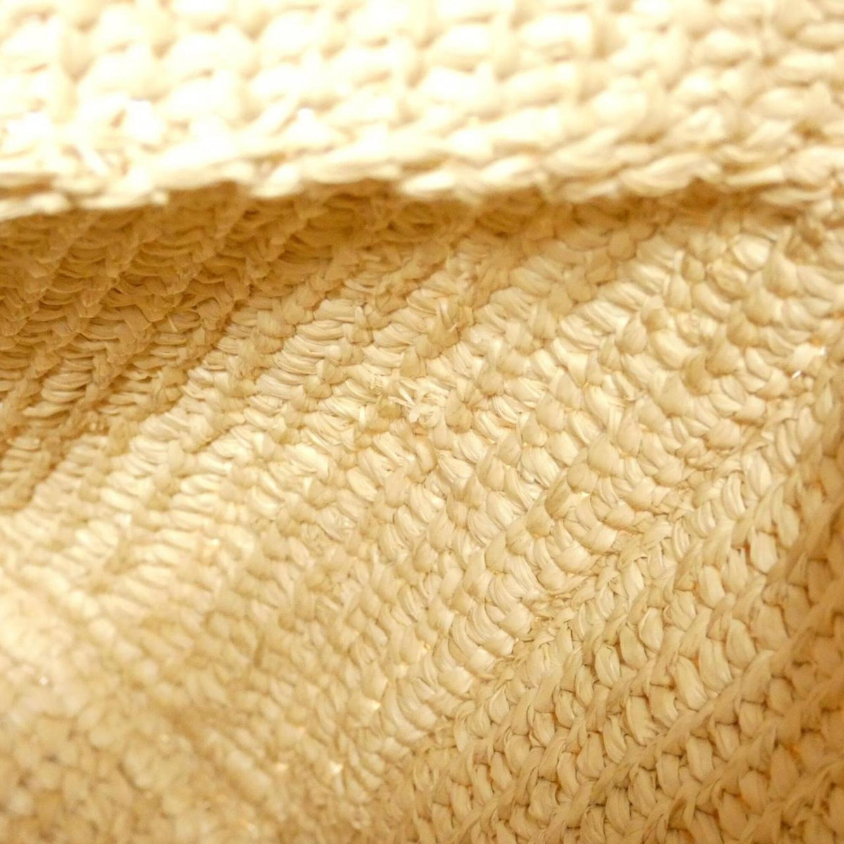 Loewe Beige Raffia Leather Handbag (Pre-Owned)