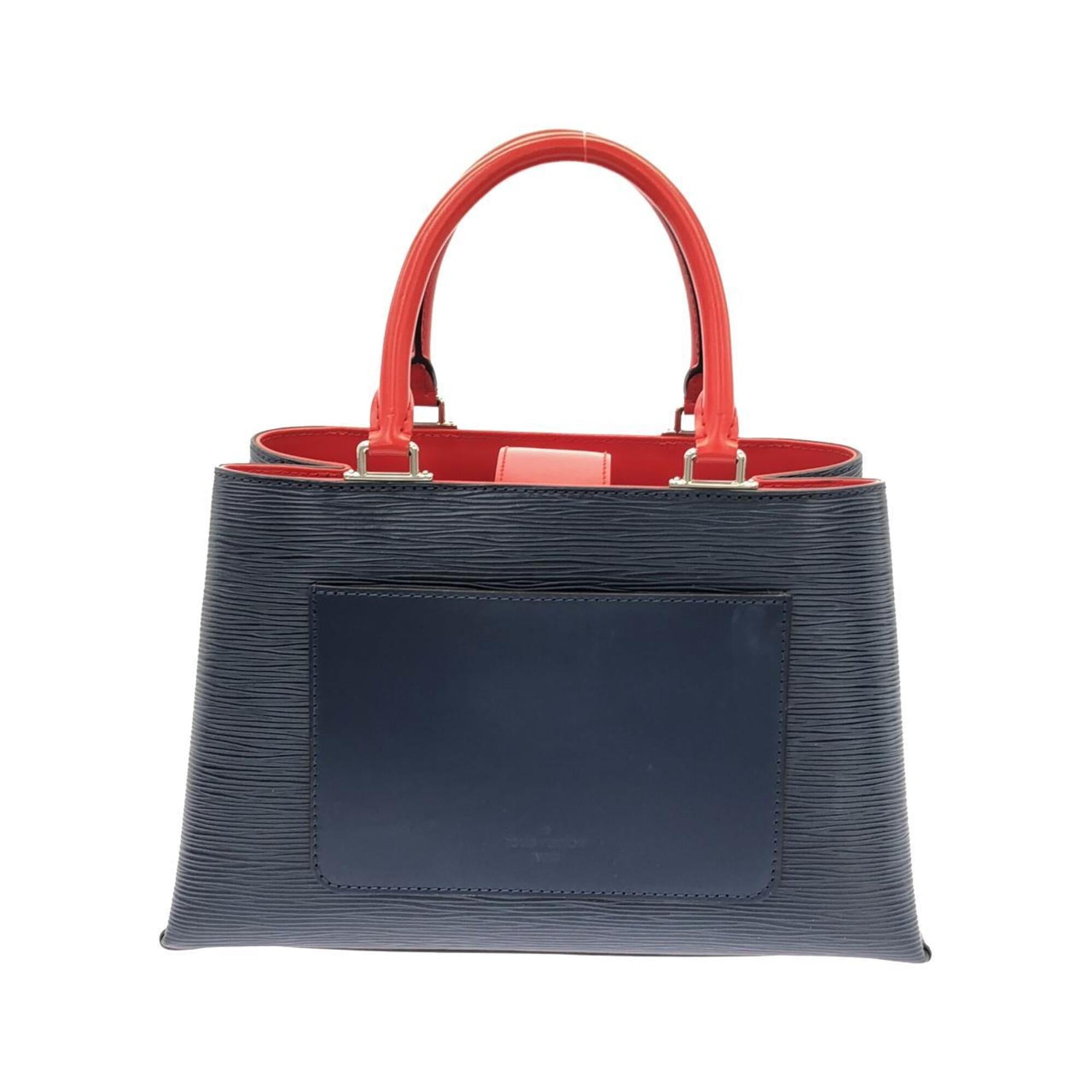 Louis Vuitton Dark Blue Leather Handbag (Pre-Owned)