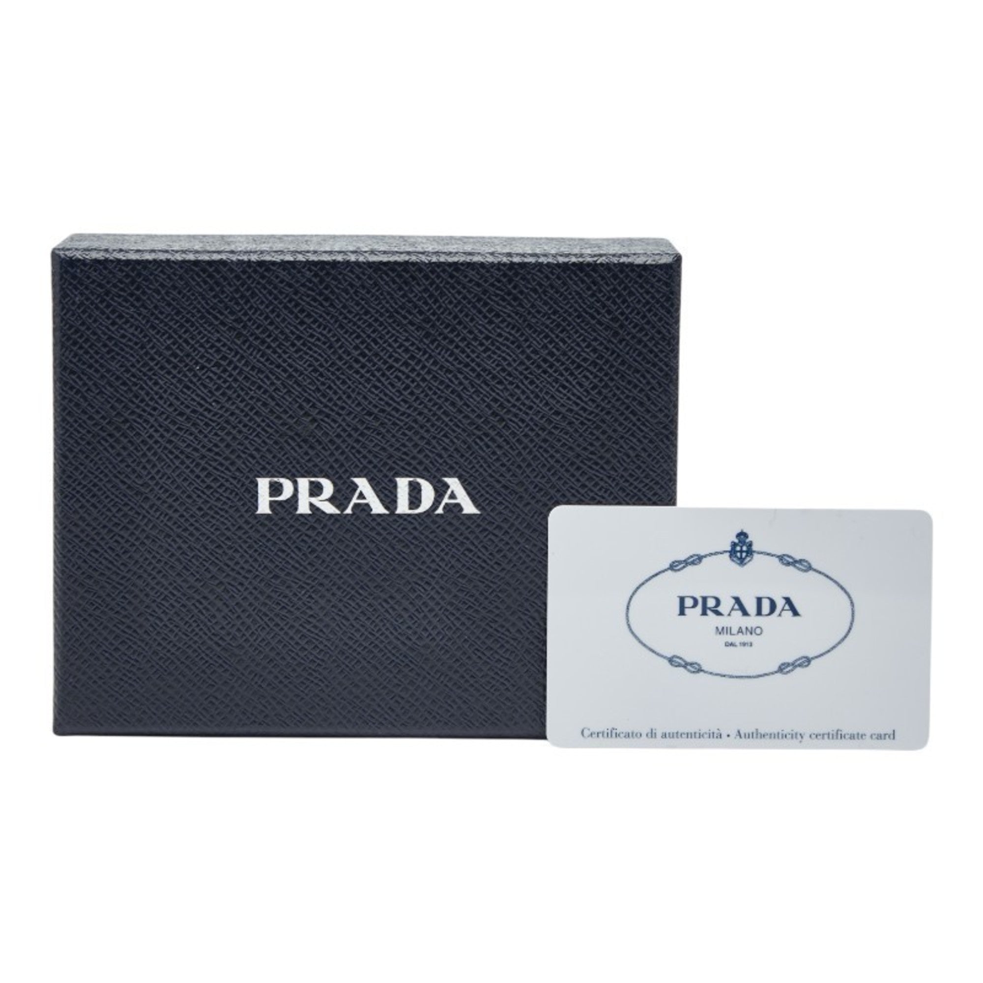 Prada Beige Leather Wallet (Tri-Fold) (Pre-Owned)