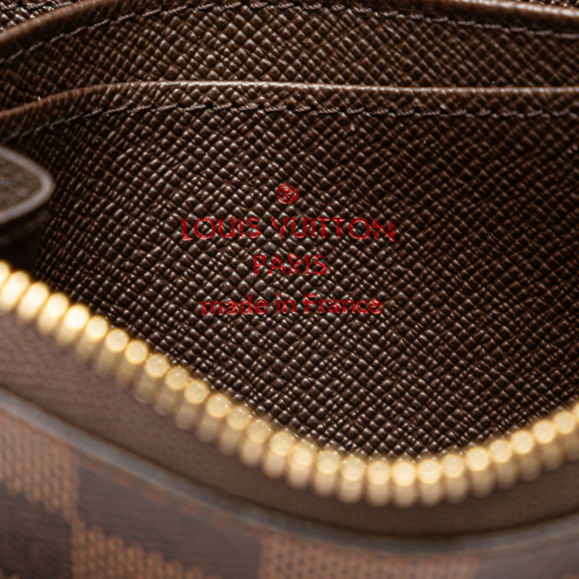 Louis Vuitton Brown Damier Canvas Pvc Leather Coin Purse/Coin Case (Pre-Owned)