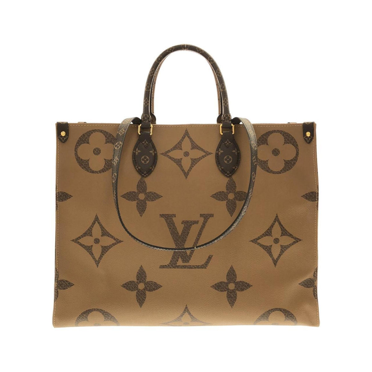 Louis Vuitton Brown Coated Canvas Handbag (Pre-Owned)